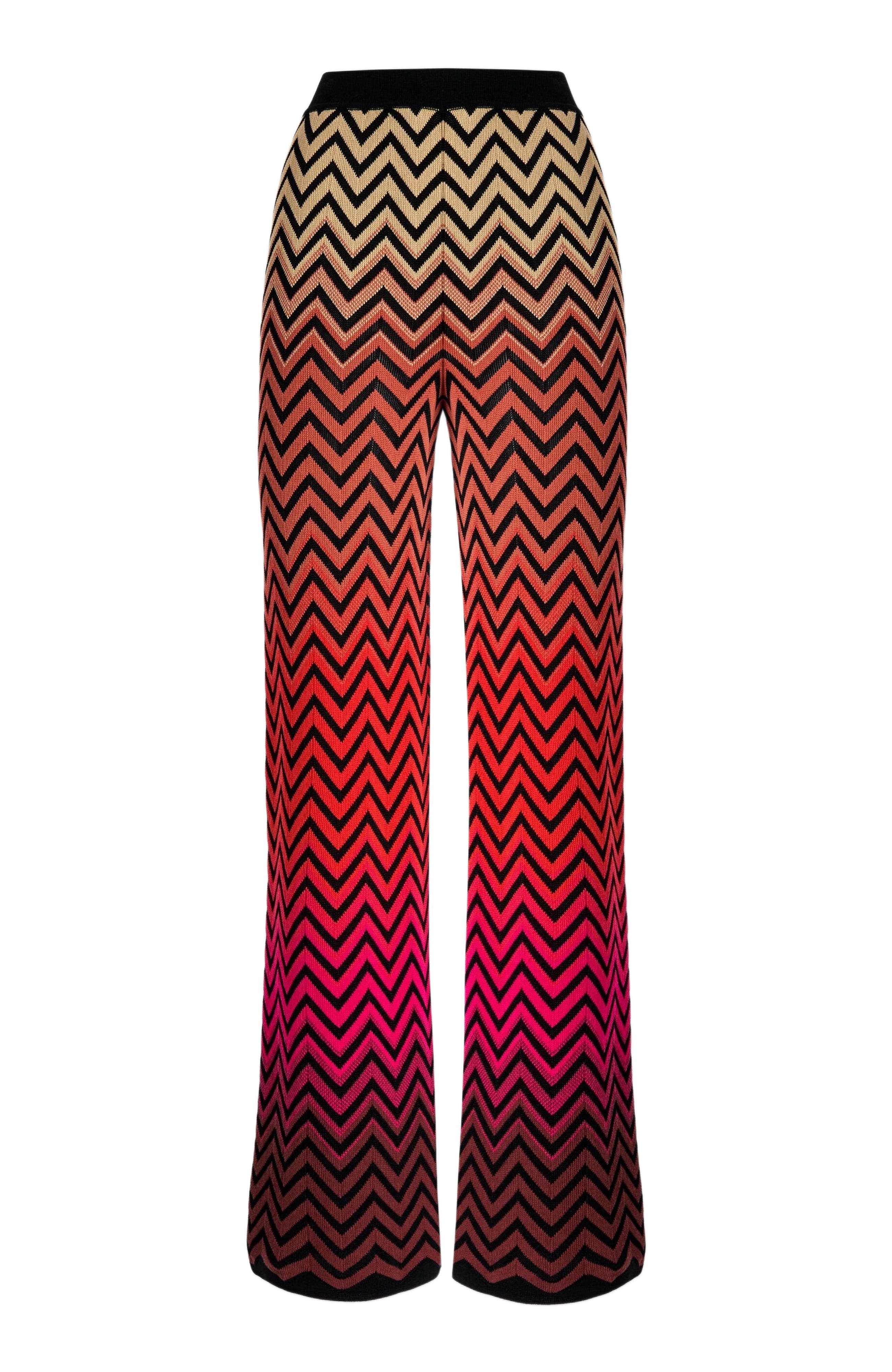 Missoni Straight Trousers With Dégradé Chevron Motif in Multicoloured at Nordstrom - 2