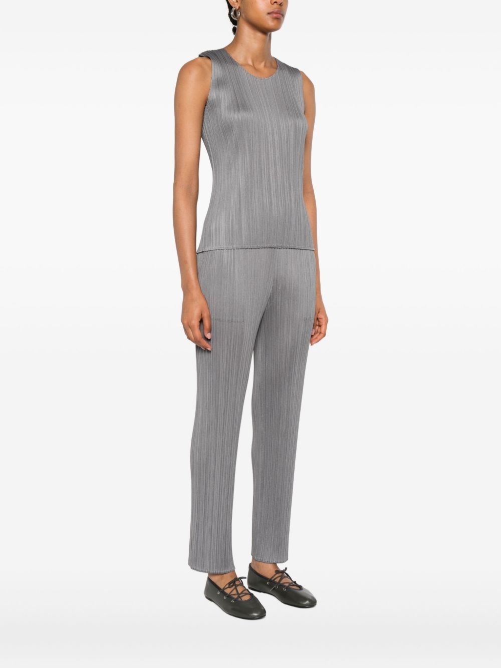 pleated tank top - 3