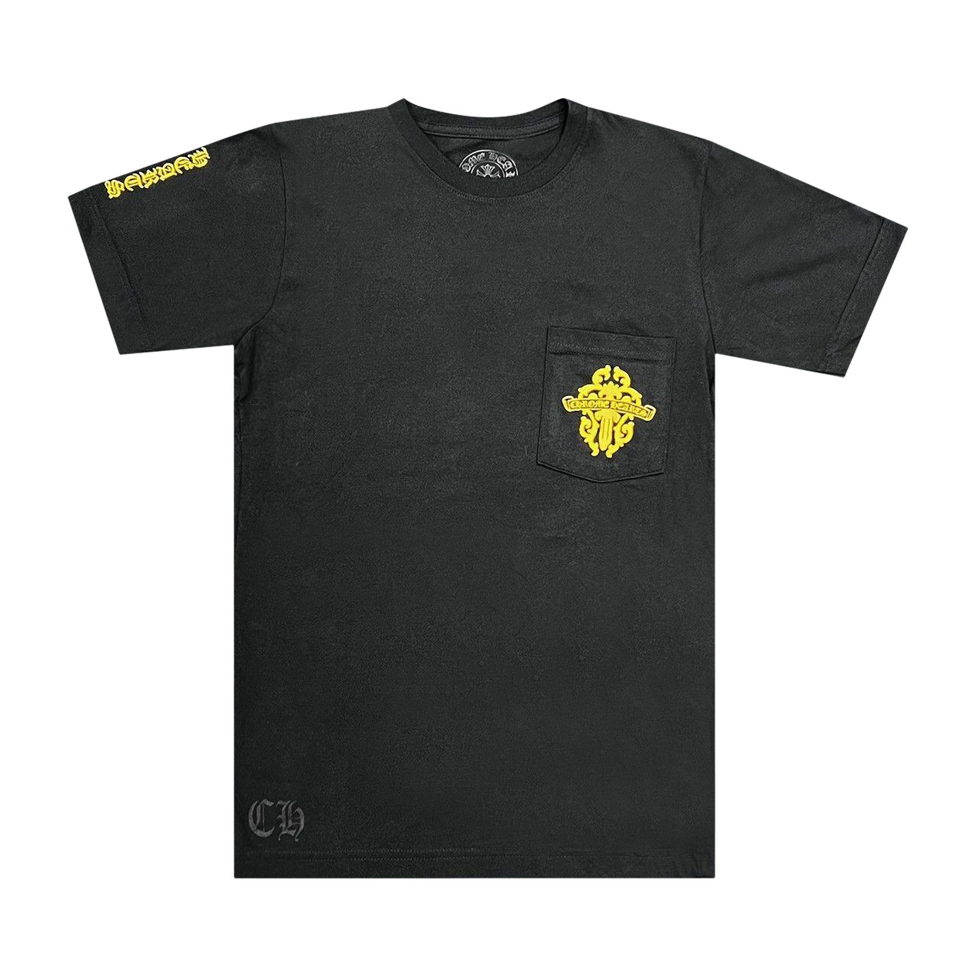 Chrome Hearts Dagger T-Shirt 'Black/Yellow' - 1