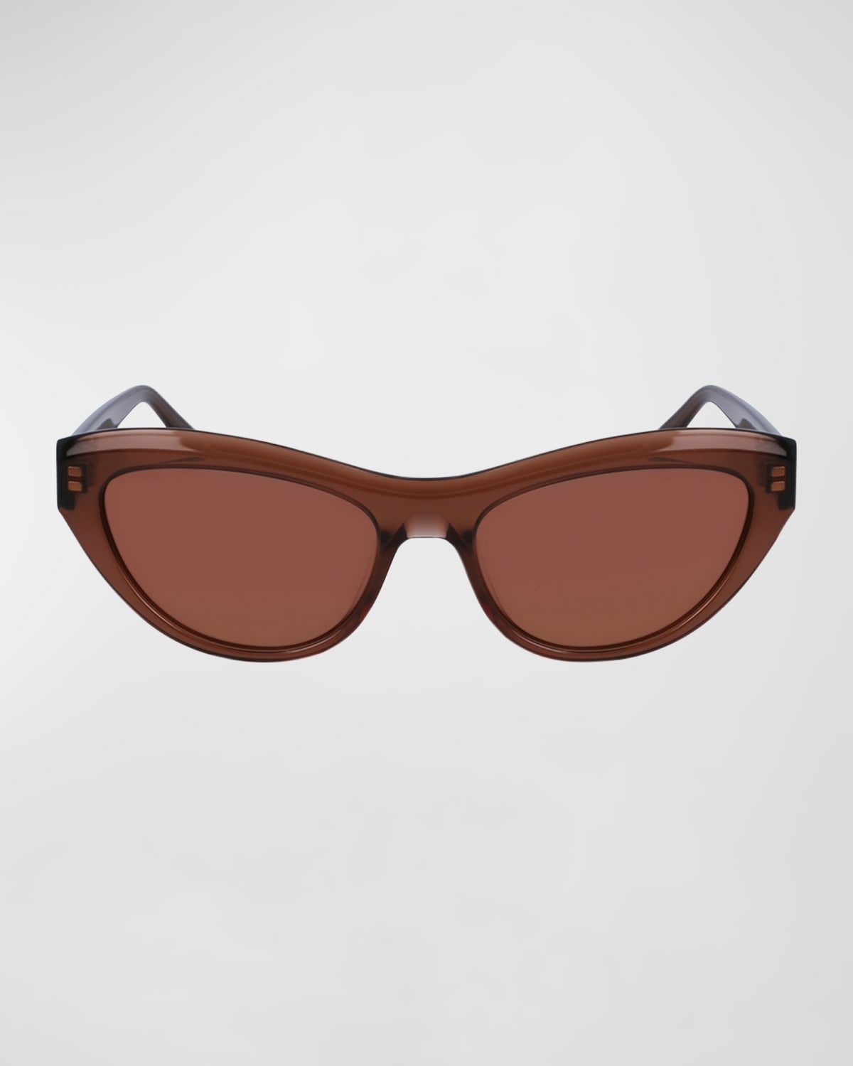 Sleek Logo Acetate Cat-Eye Sunglasses - 3
