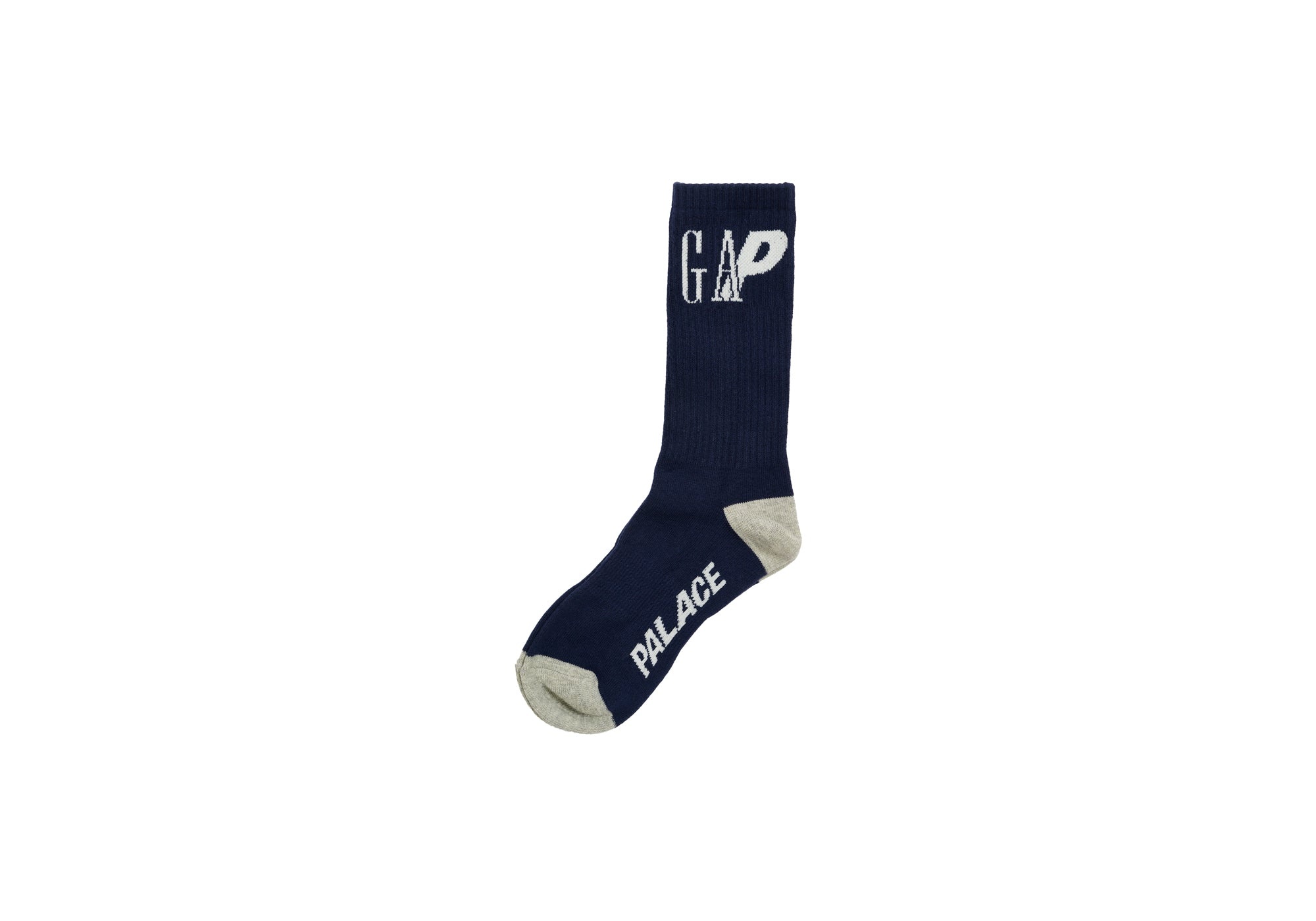 PALACE GAP CREW SOCK NAVY - 1