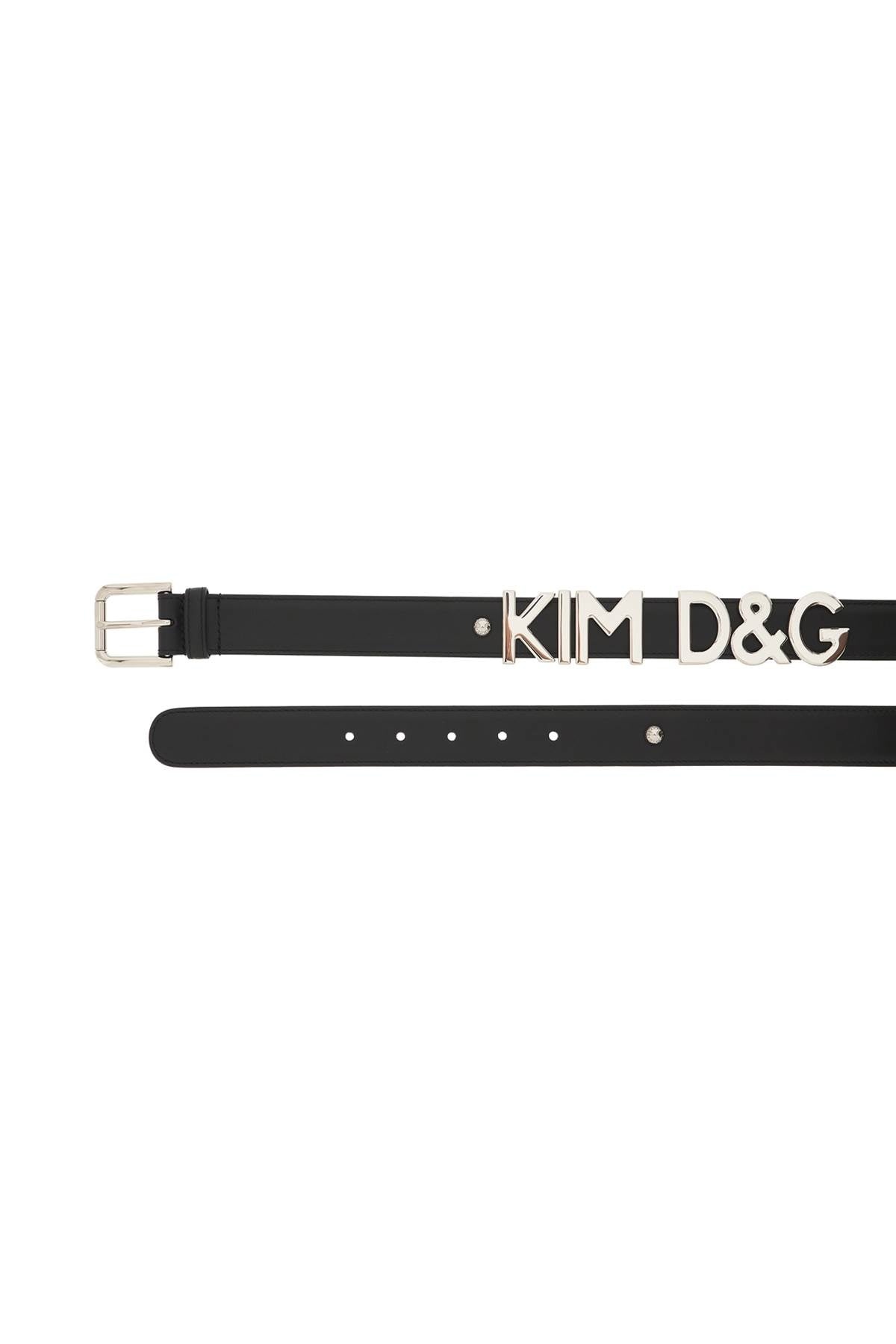 Dolce & Gabbana Lettering Leather Belt Women - 2