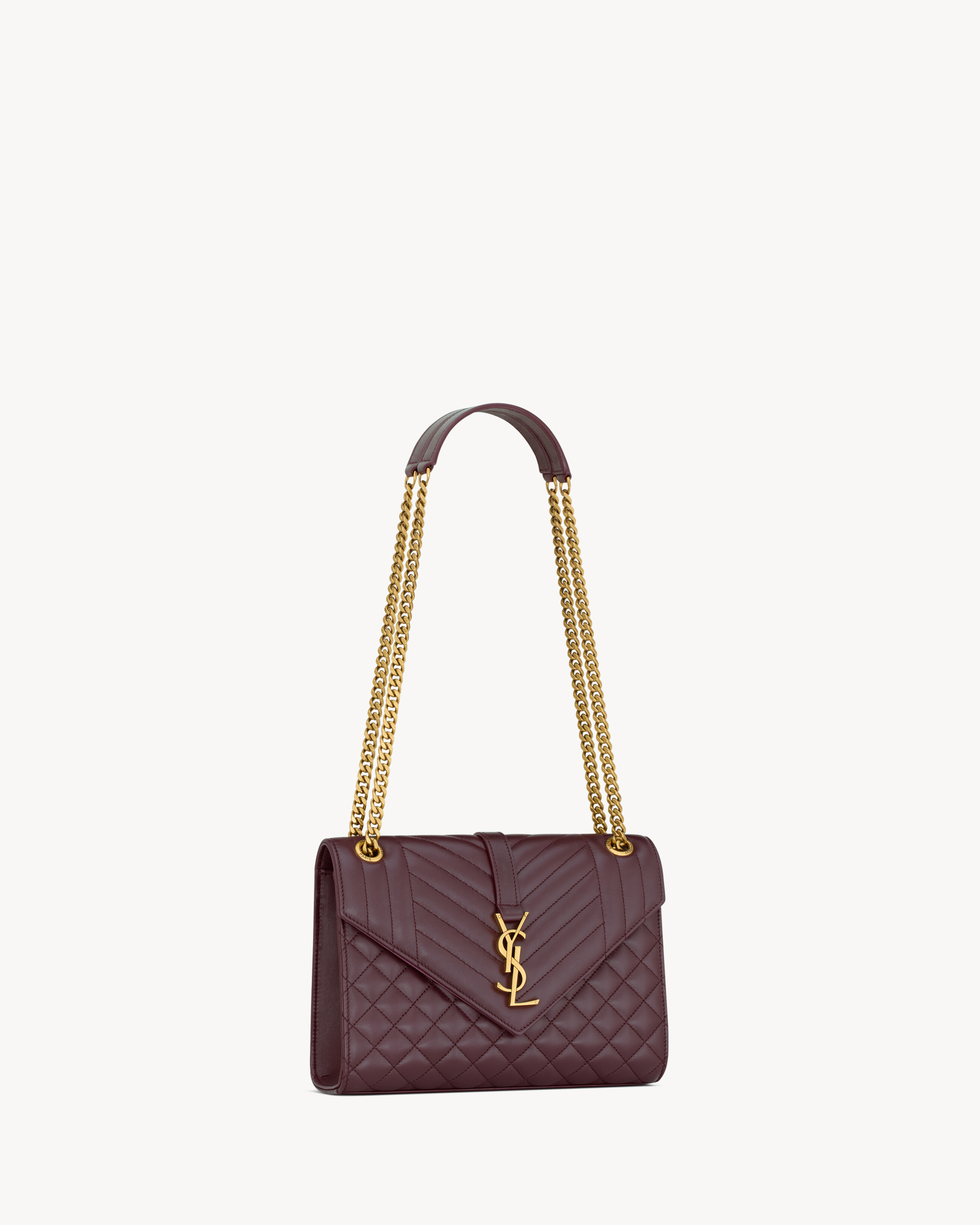 ENVELOPE MEDIUM IN GRAIN DE POUDRE LEATHER - 6