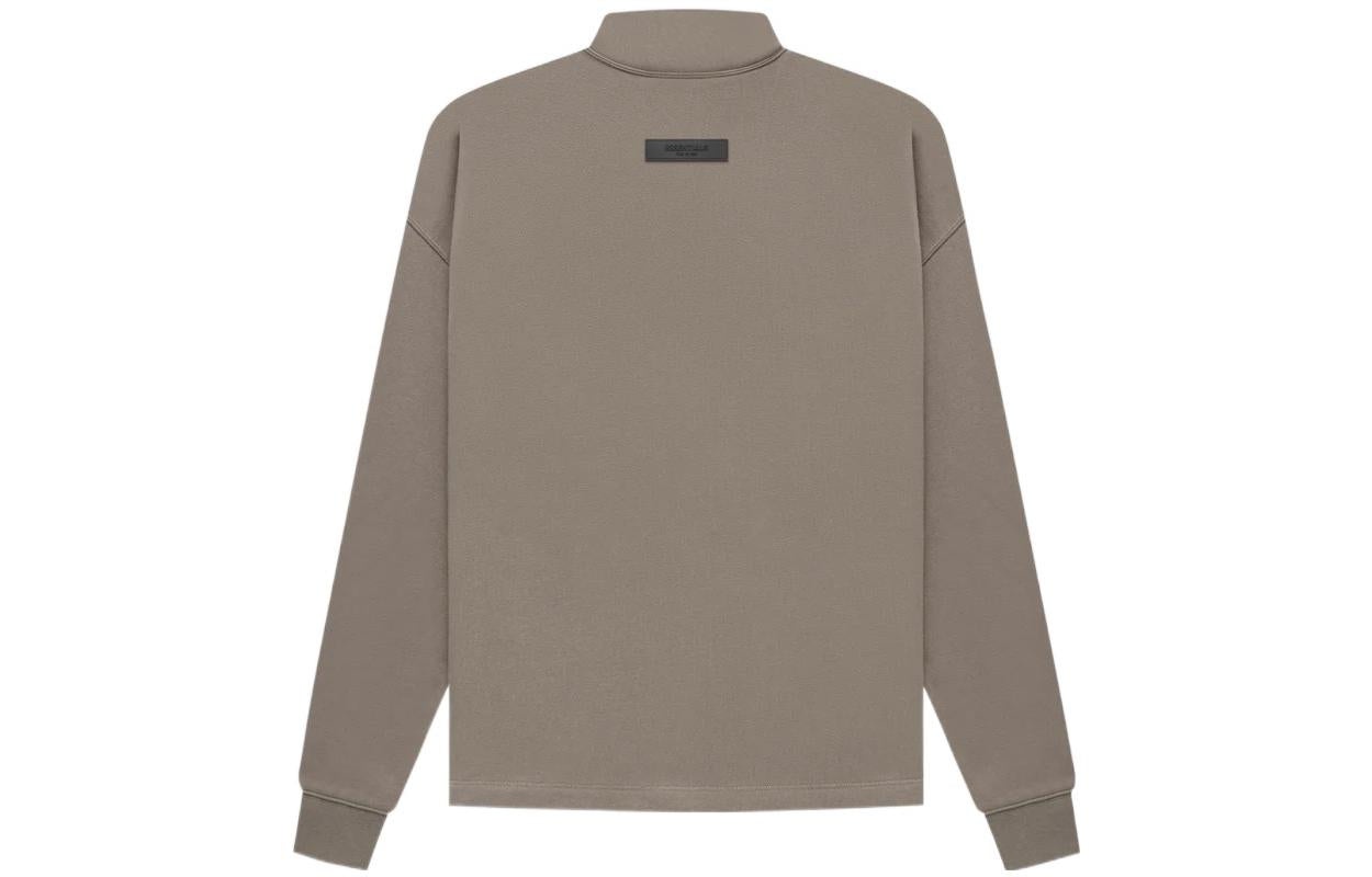 Fear of God Essentials SS22 Relaxed Mockneck Desert Taupe FOG-SS22-093 - 3