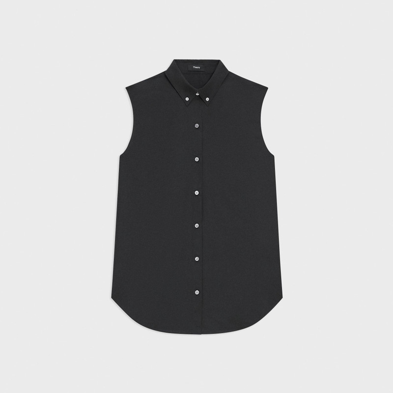 Sleeveless Shirt in Cotton-Blend 1