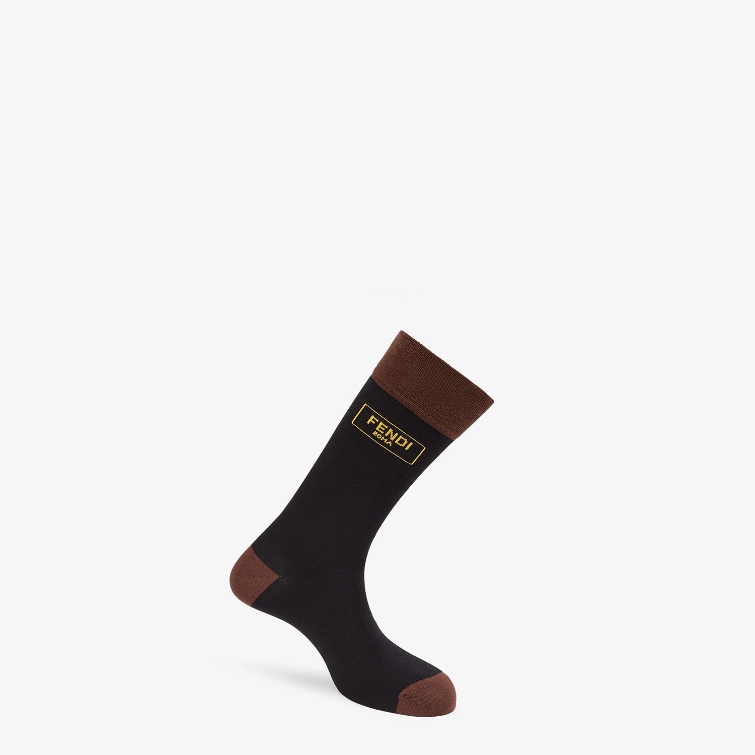 Black cotton socks - 1