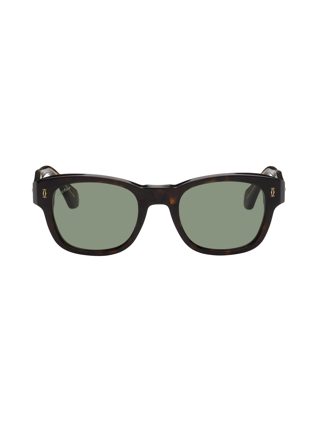 Tortoiseshell Square Sunglasses - 1