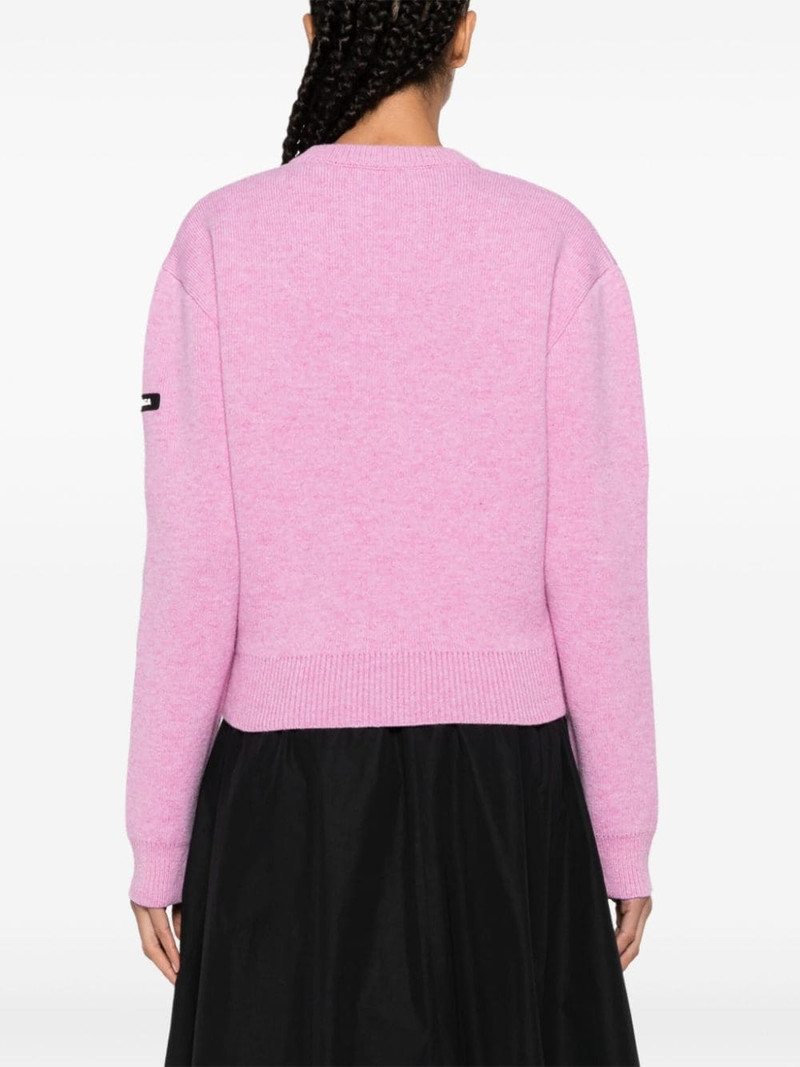 logo-appliquÃ© mÃ©lange jumper 4