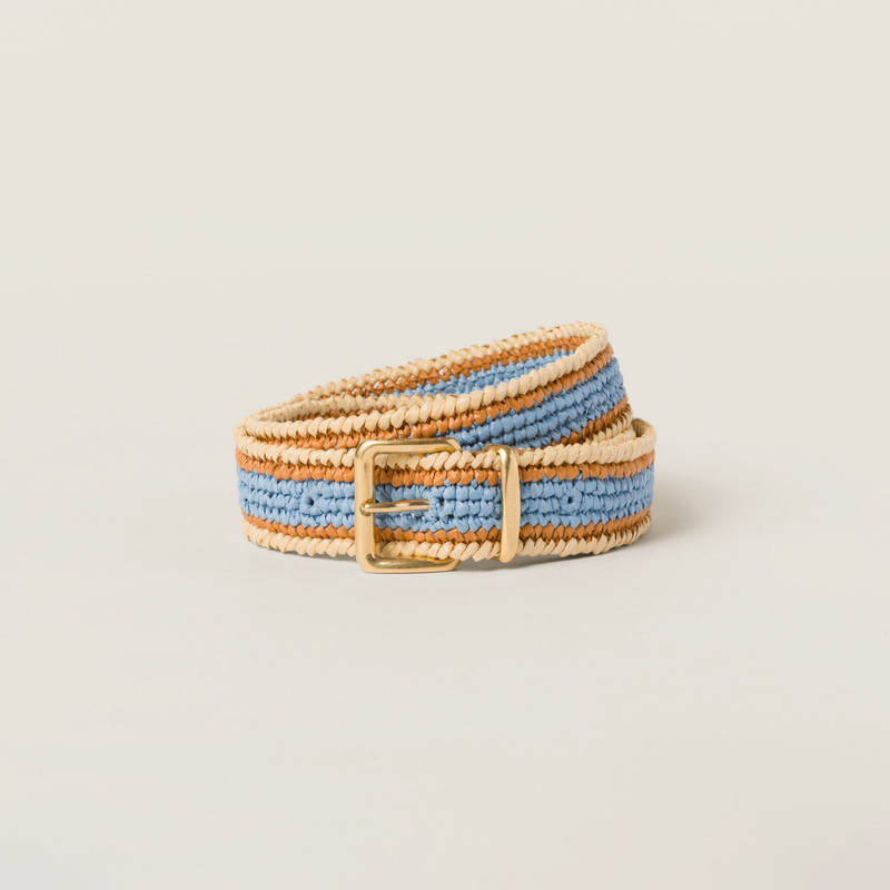 Woven fabric belt 1