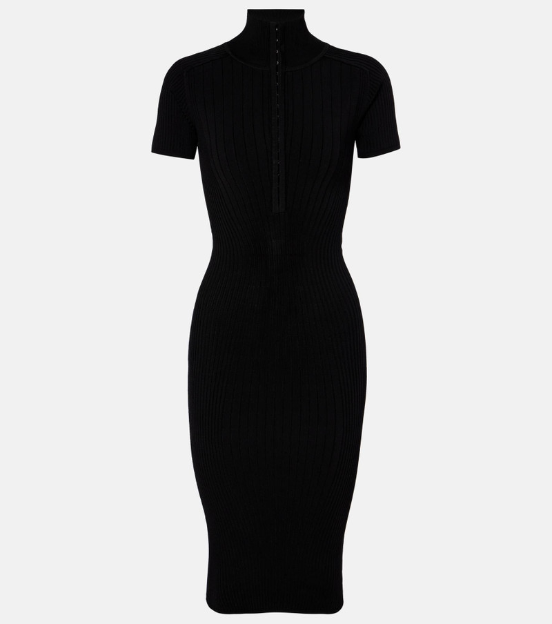 Ribbed-knit midi dress 1