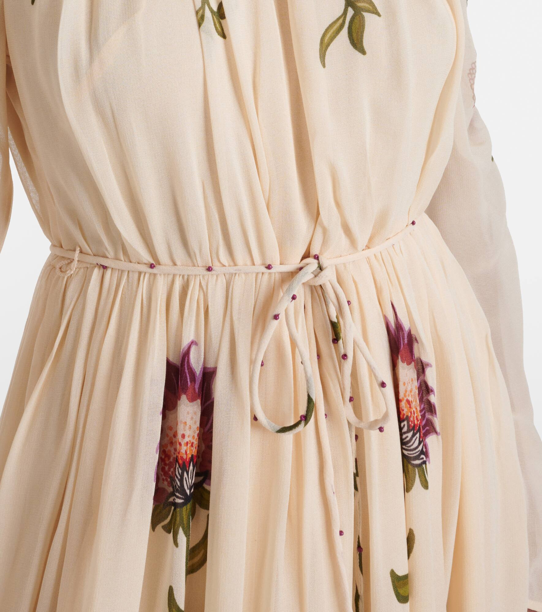 Cutout floral midi dress - 5