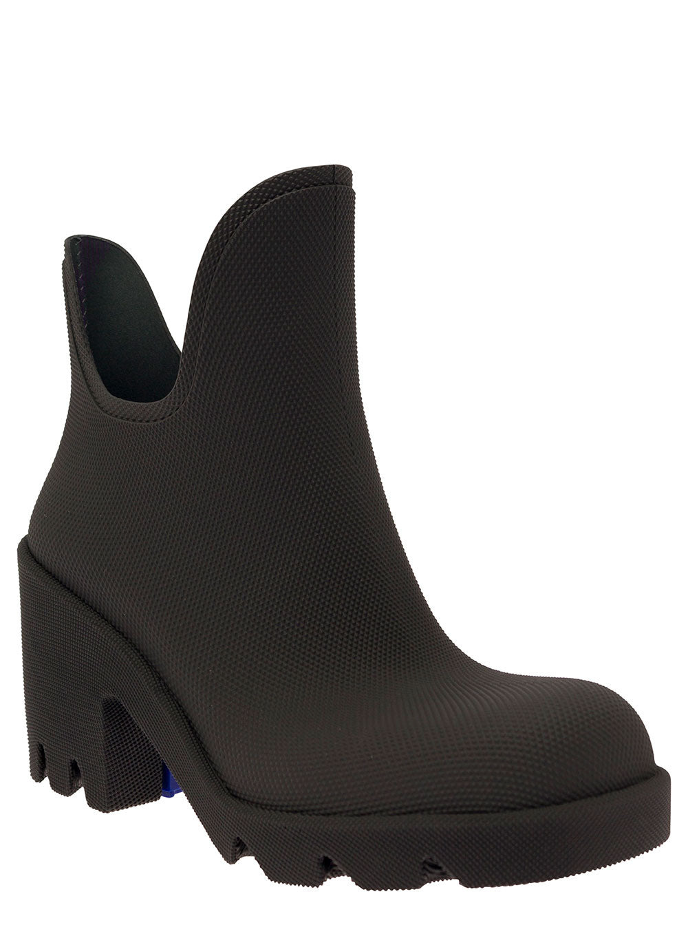 Burberry Women 'Rachel' Black Rainboot With Logo Detail In Rubber Woman - 2
