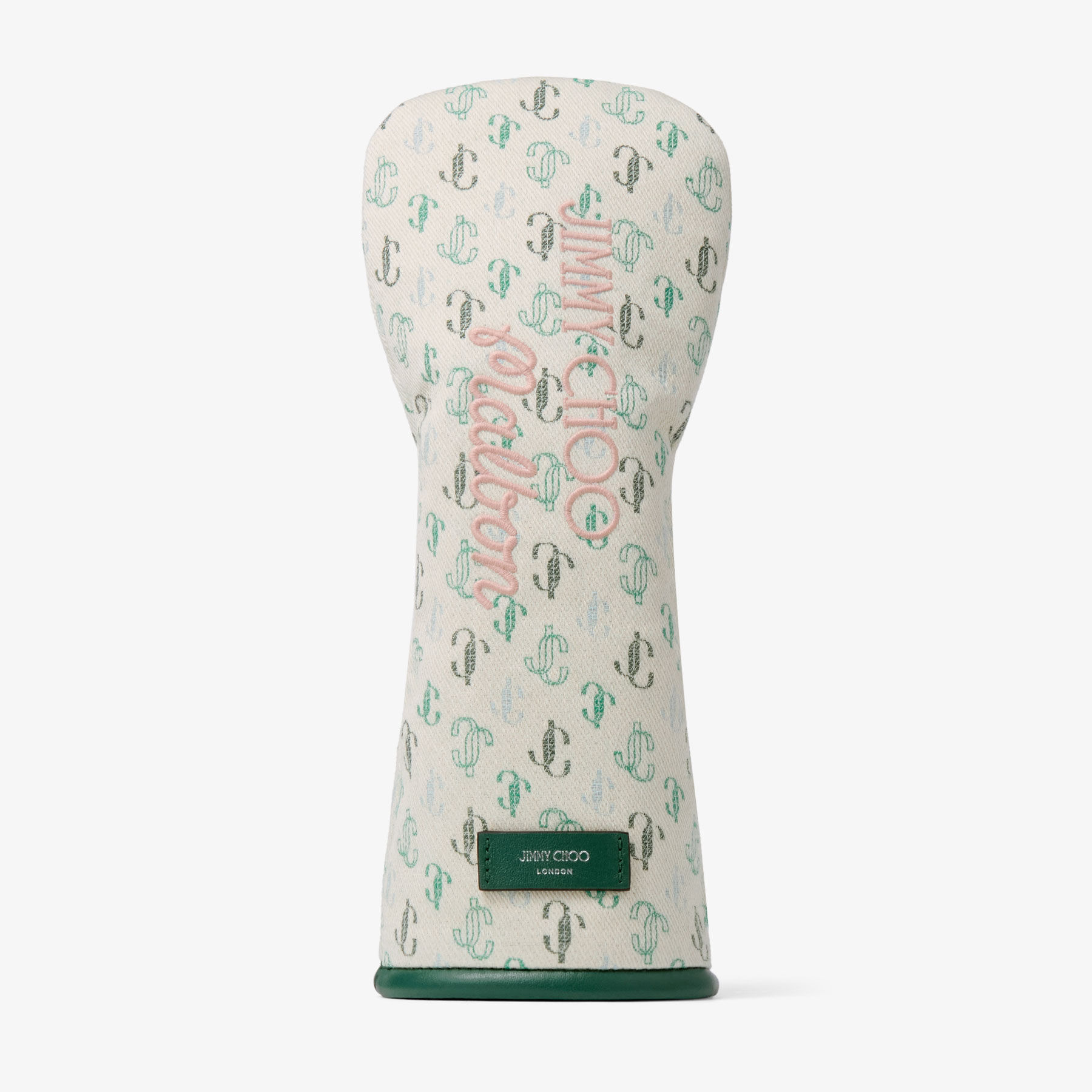 Jimmy Choo / Malbon 2.0 Head Cover Small 
Monogram Embroidered Canvas Hybrid Cover - 1