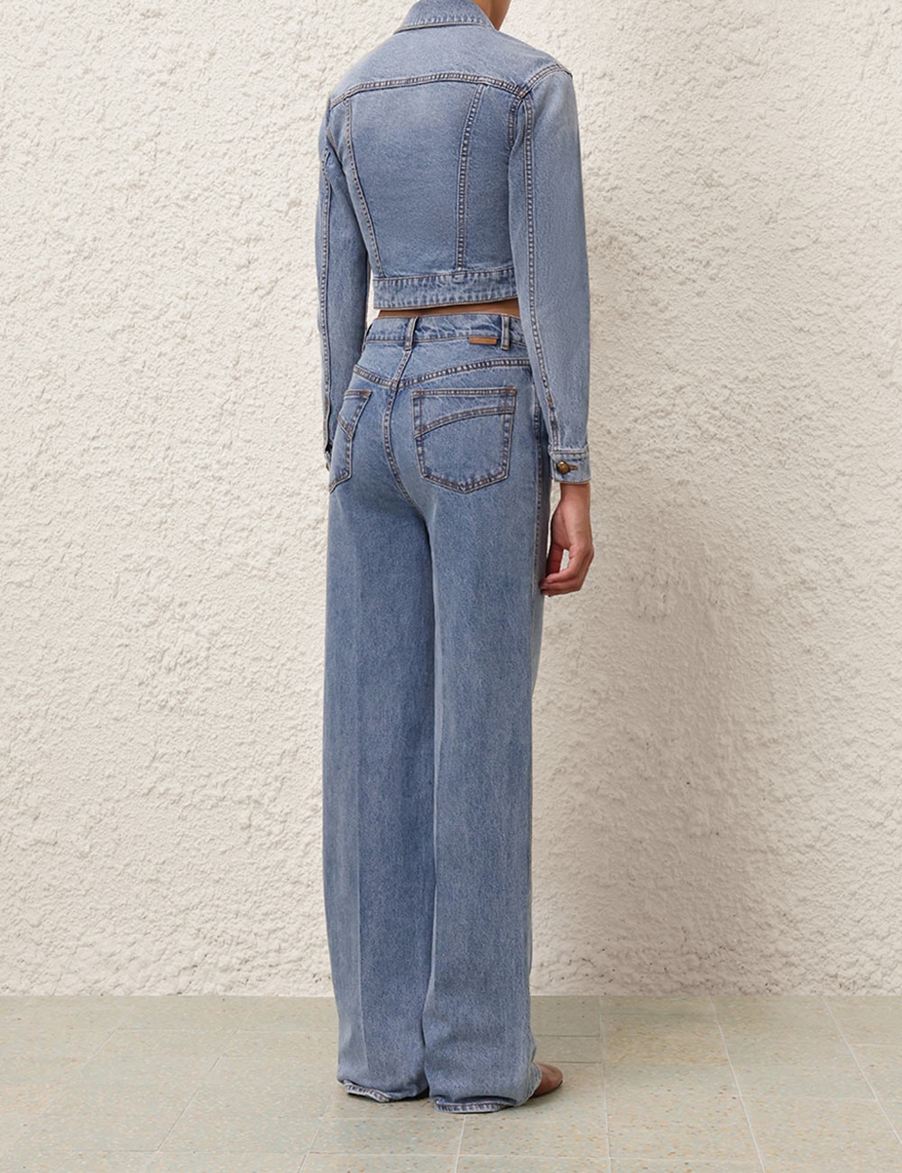 DENIM FITTED JACKET - 4