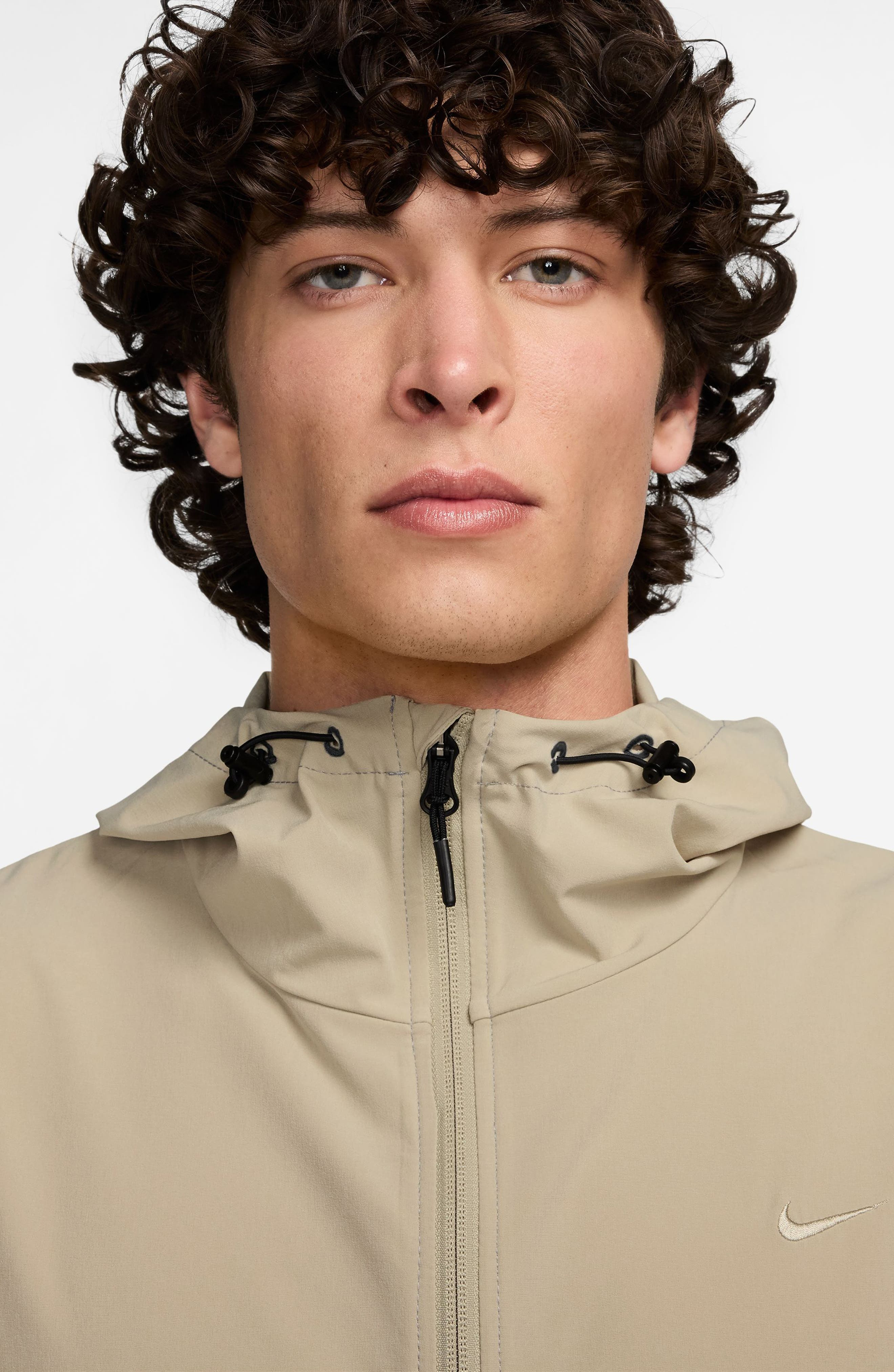 Nike Repel Unlimited Dri-FIT Hooded Jacket in Desert Khaki/Black at Nordstrom - 3