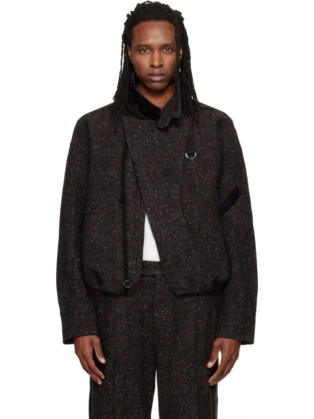 Gray Layered Placket MK3 Jacket - 1