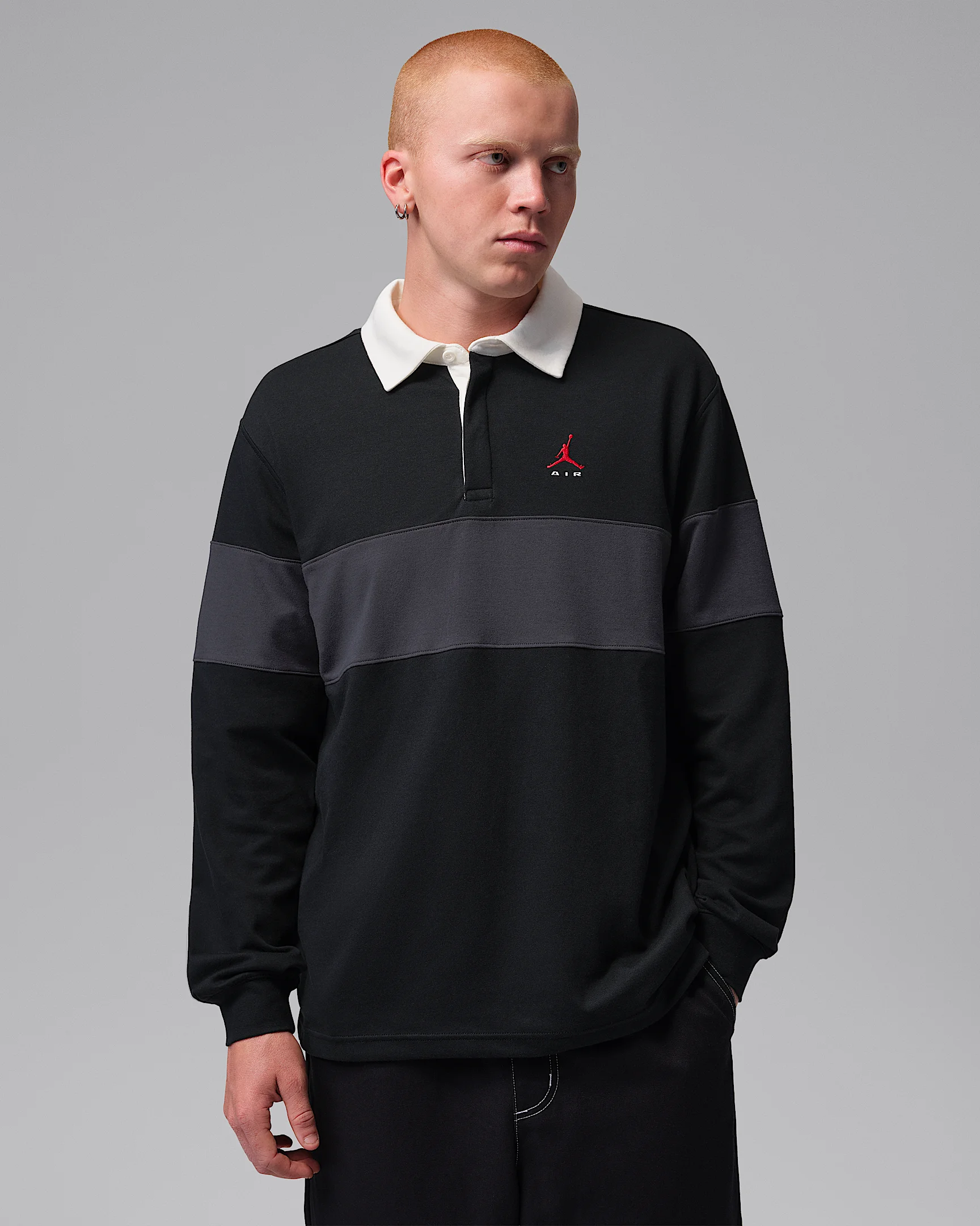 Jordan Brooklyn Men's Long-Sleeve Polo - 1