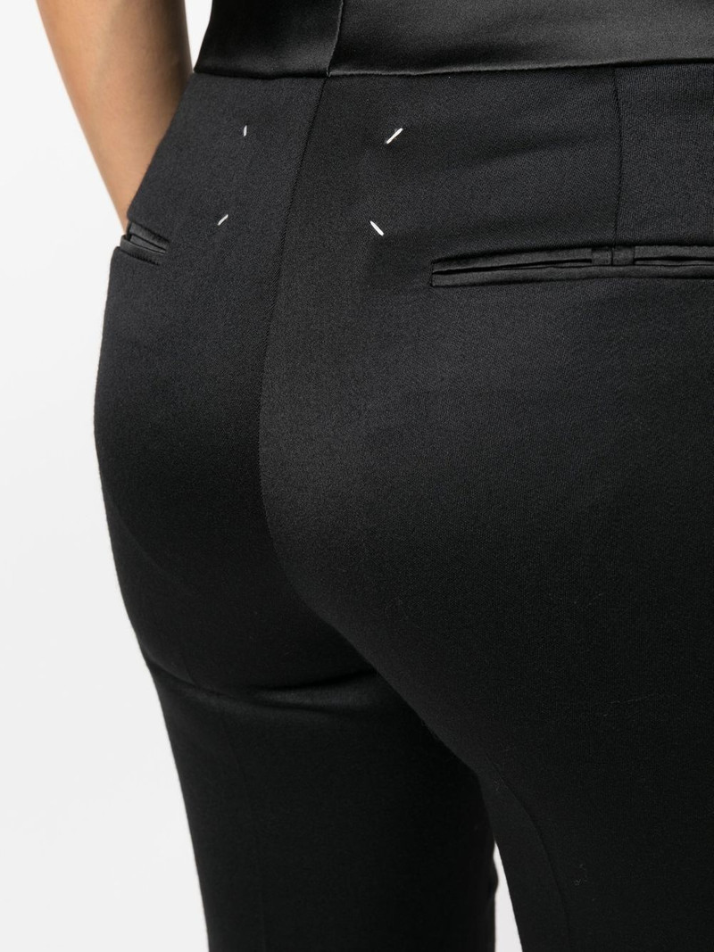 four-stitch tailored tuxedo trousers 5
