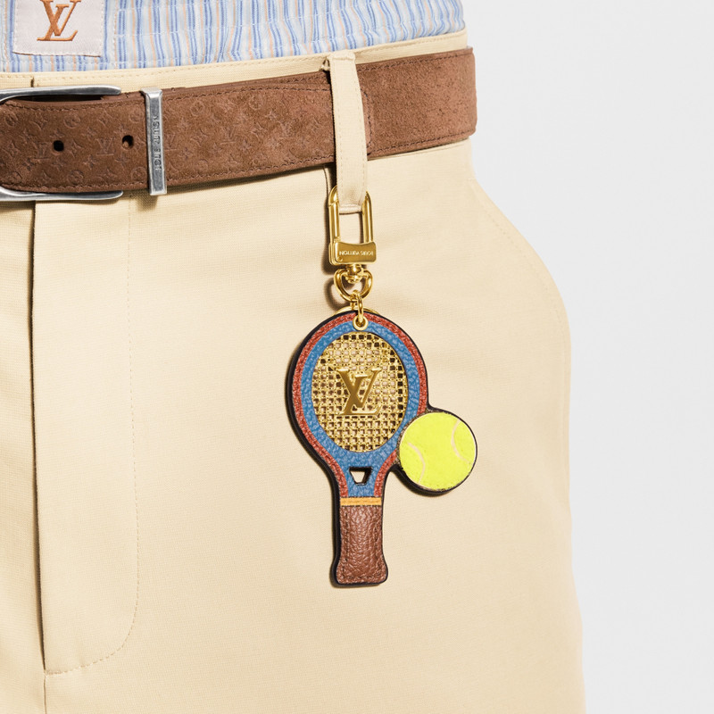 LV Tennis Racket Key Holder and Bag Charm 4