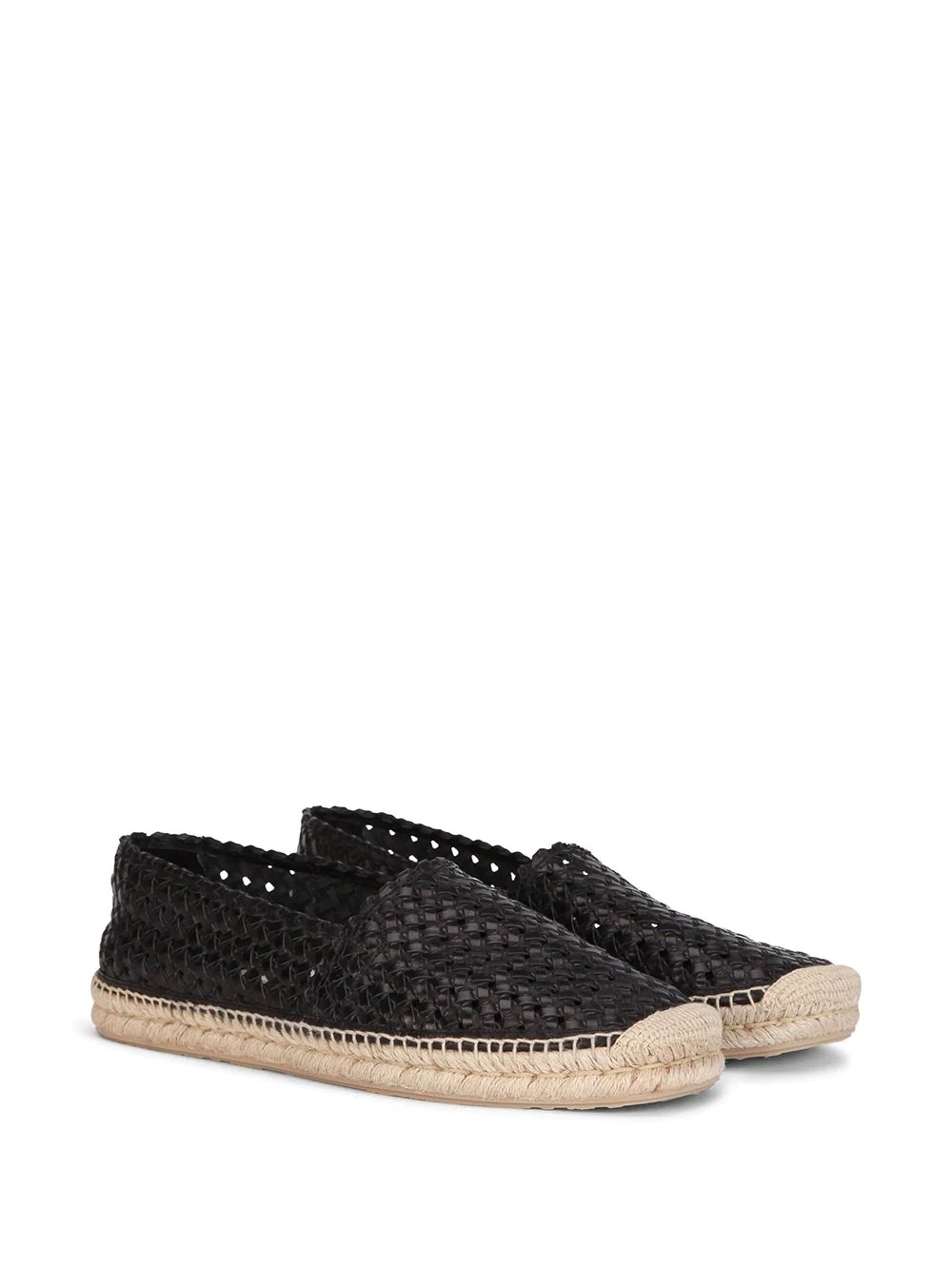 woven raffia sole espadrilles - 2