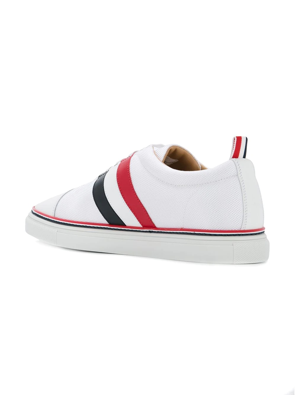 canvas tricolour sneakers - 3