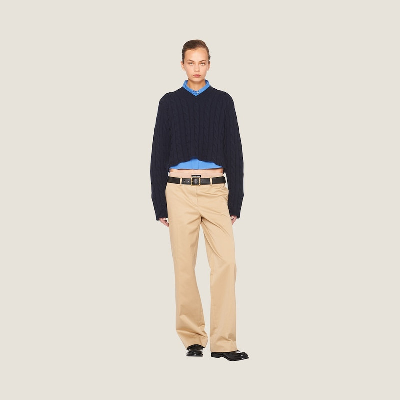 Miu Miu Cashmere V-neck sweater outlook