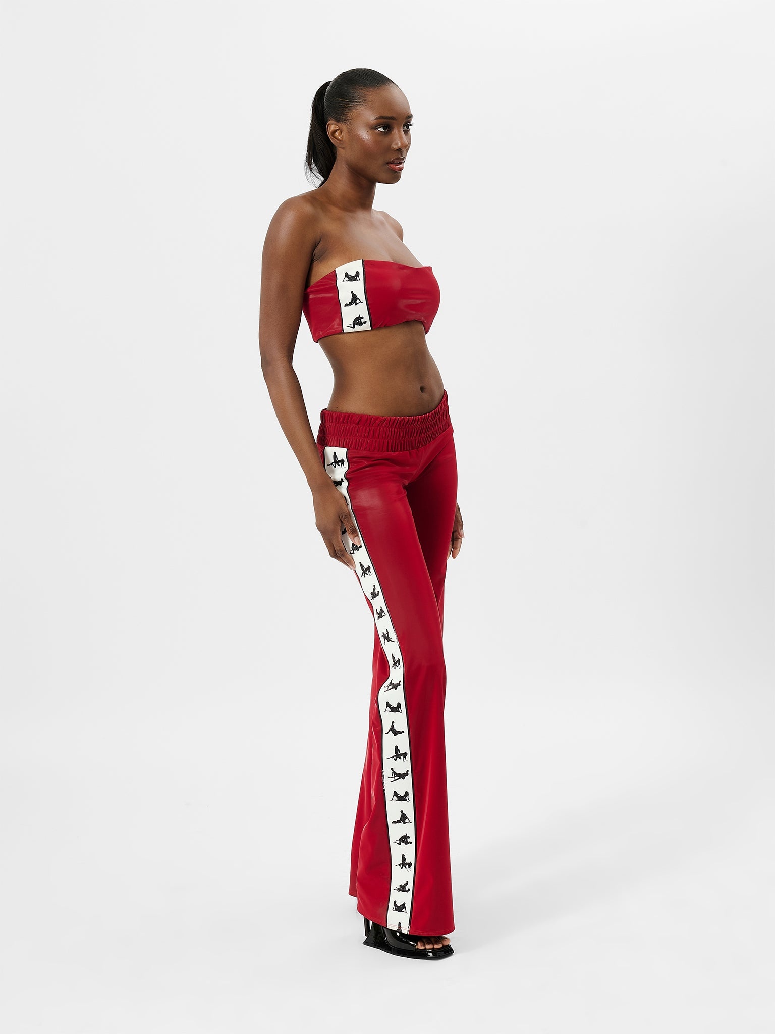 LEAGUE TRACKSUIT BOTTOMS RED - 3