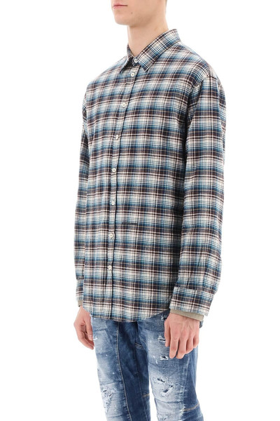 Other Designers DSQUARED2 - Check shirt with layered sleeves outlook