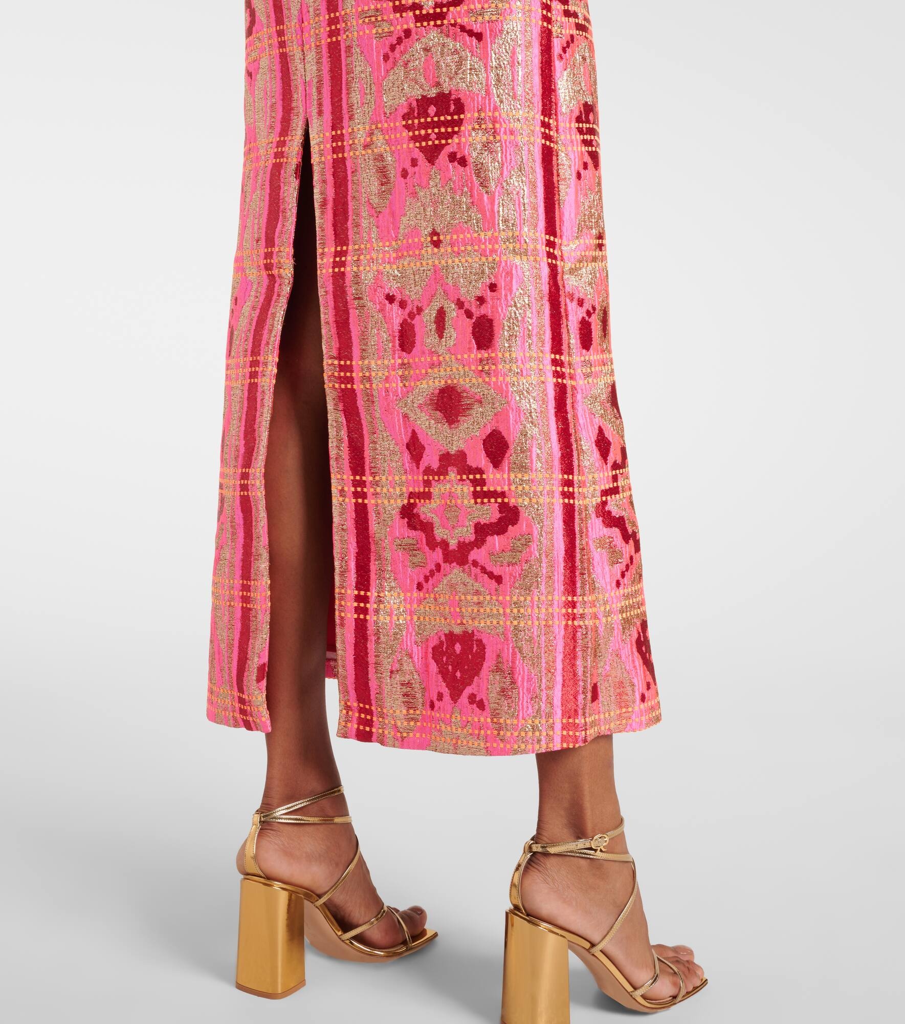 Twisted cutout midi dress - 5