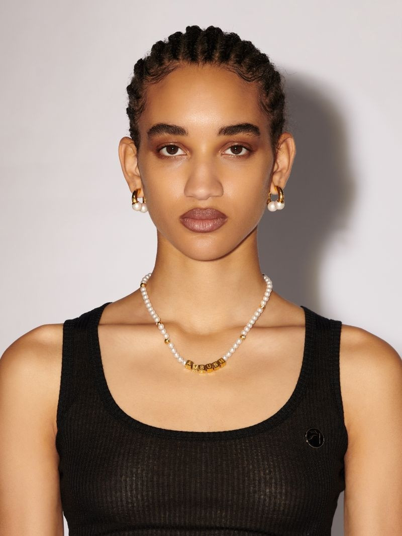 Pearl Letterblock Necklace 3