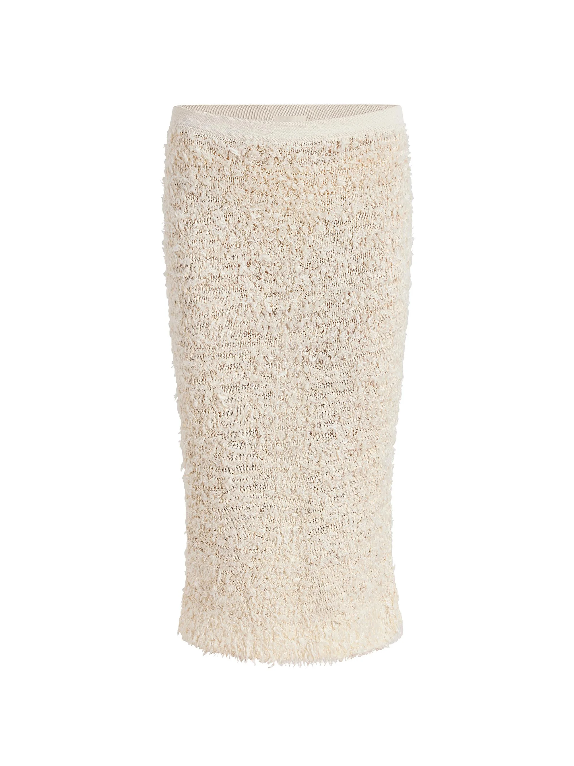 Women's Adela Boucle-Knit Midi-Skirt - Ivory - 1