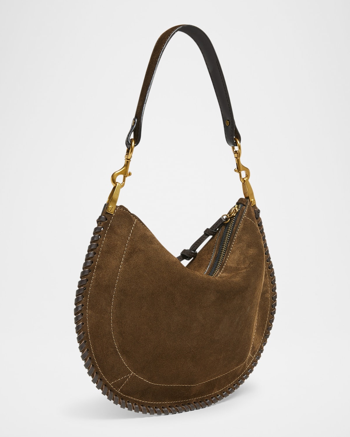 Oskan Braided Suede Shoulder Bag - 3