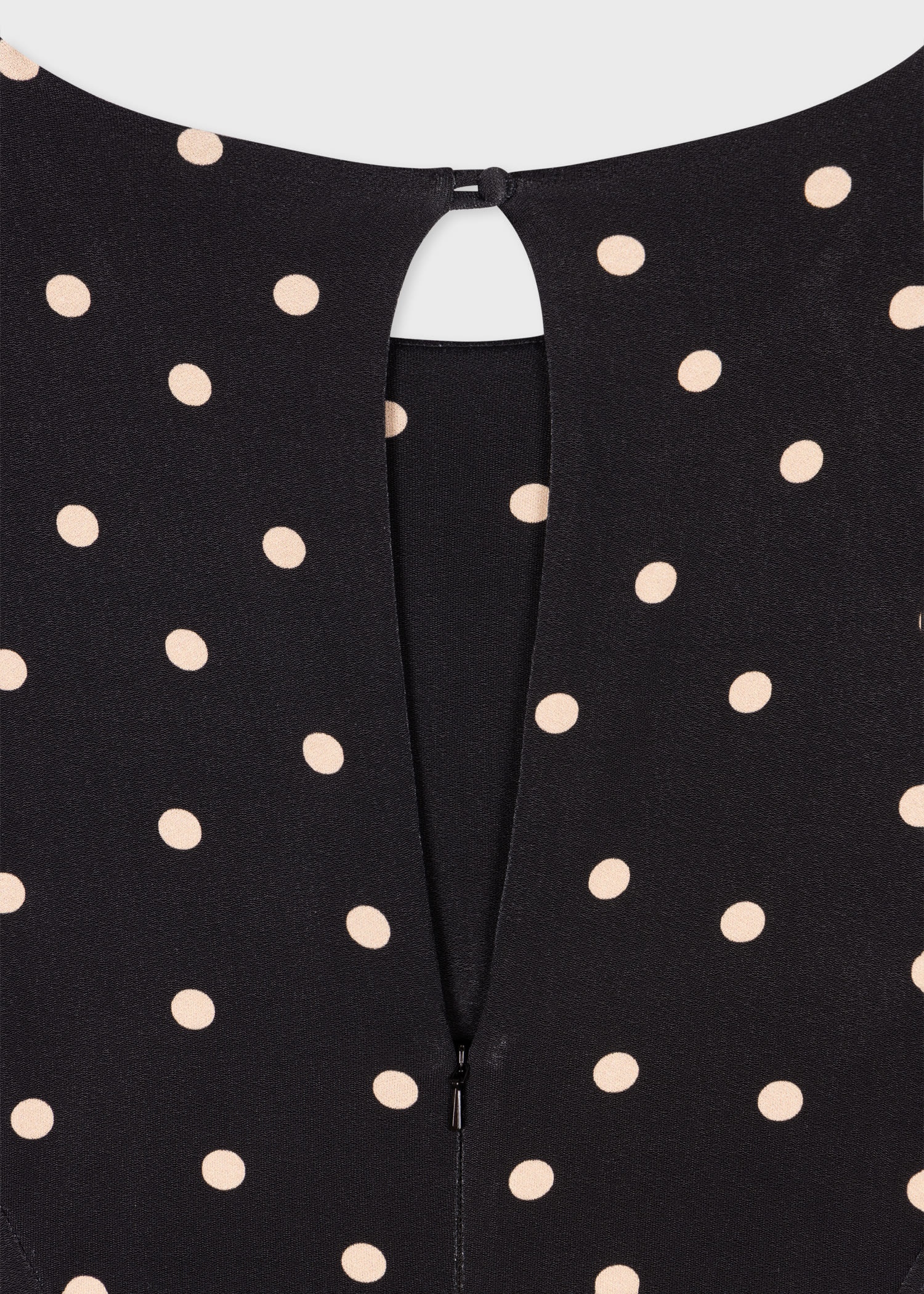 Black Polka Dot Maxi Dress - 2