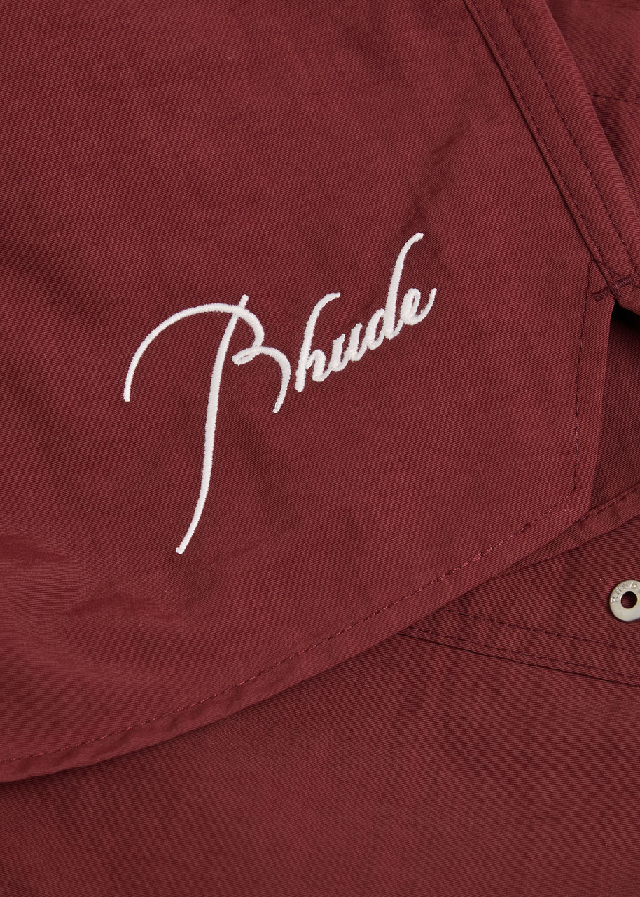Rhude Radiator Logo-embroidered Shell Swim Shorts - 5