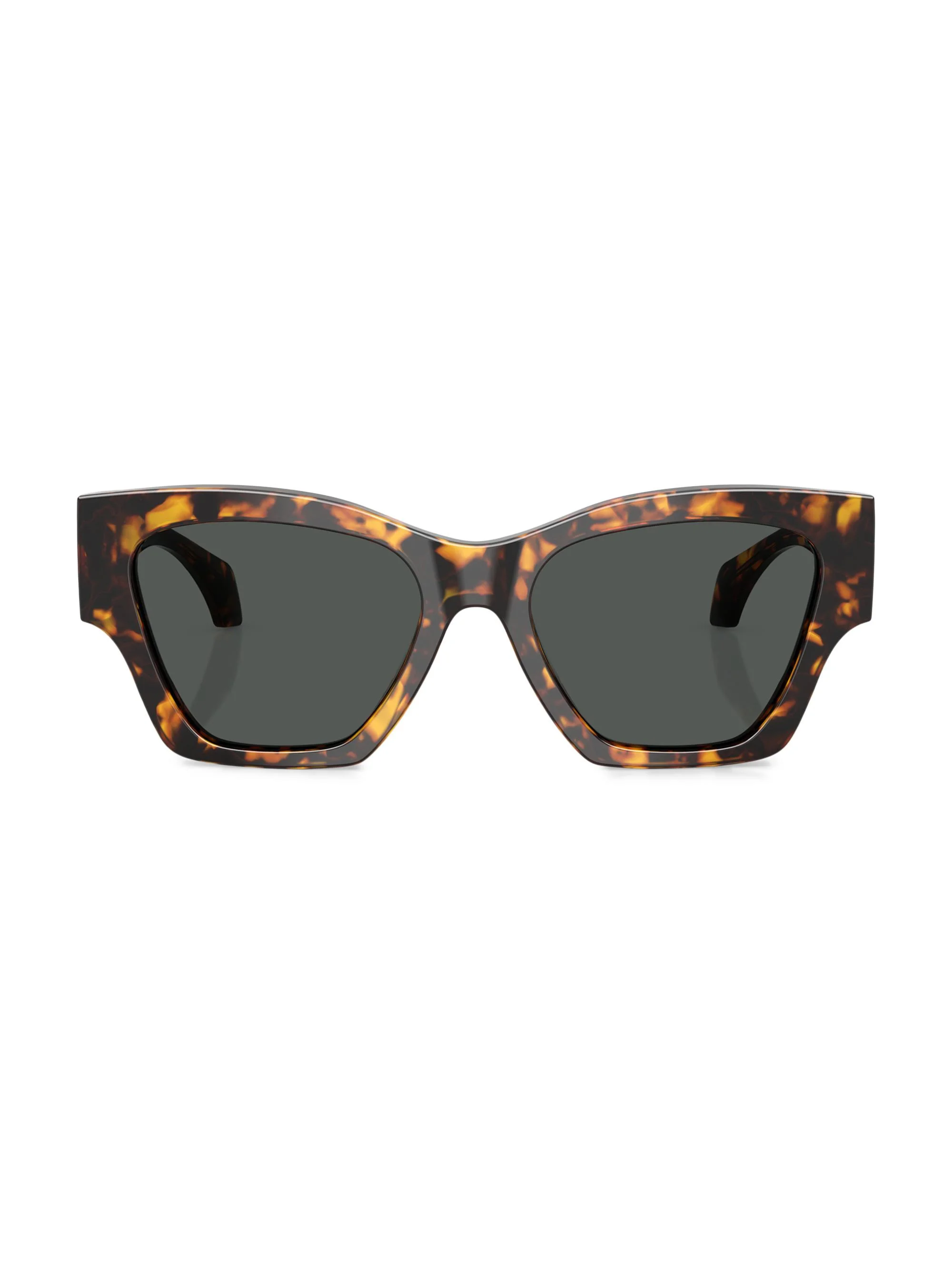 Women's 53MM Square Sunglasses - Havana Dark Grey - 1