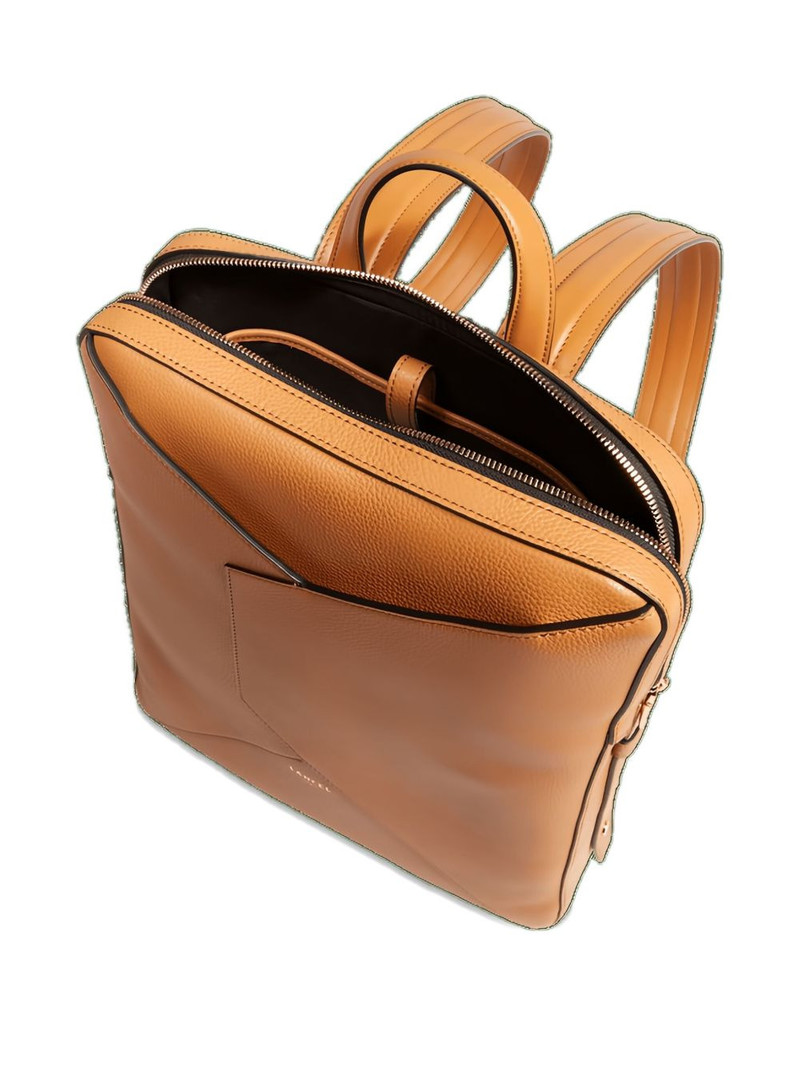 Enveloppe leather backpack 3