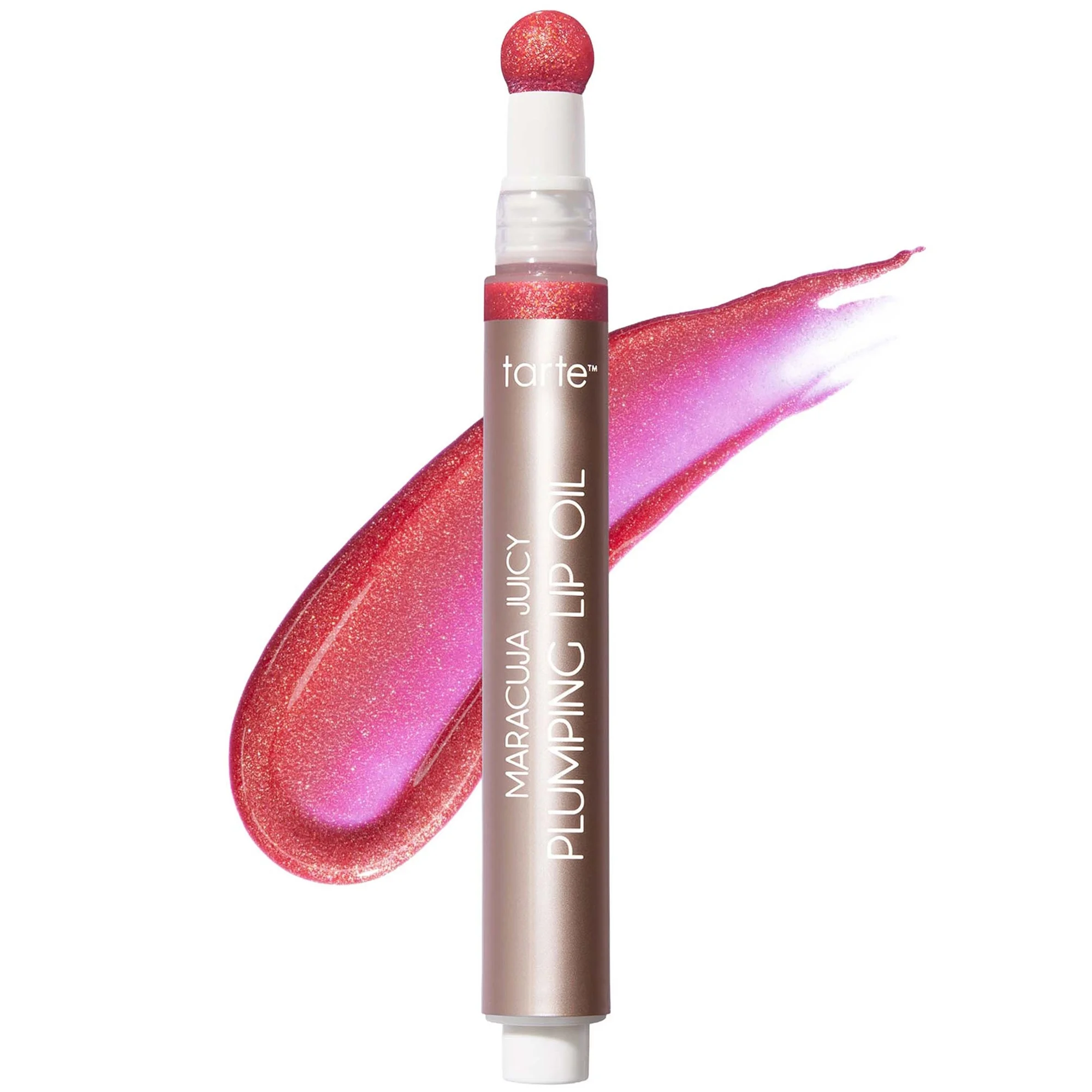 tarte Maracuja Juicy Lip Plumping Oil With Hyaluronic Acid - Shimmering Hibiscus - 1