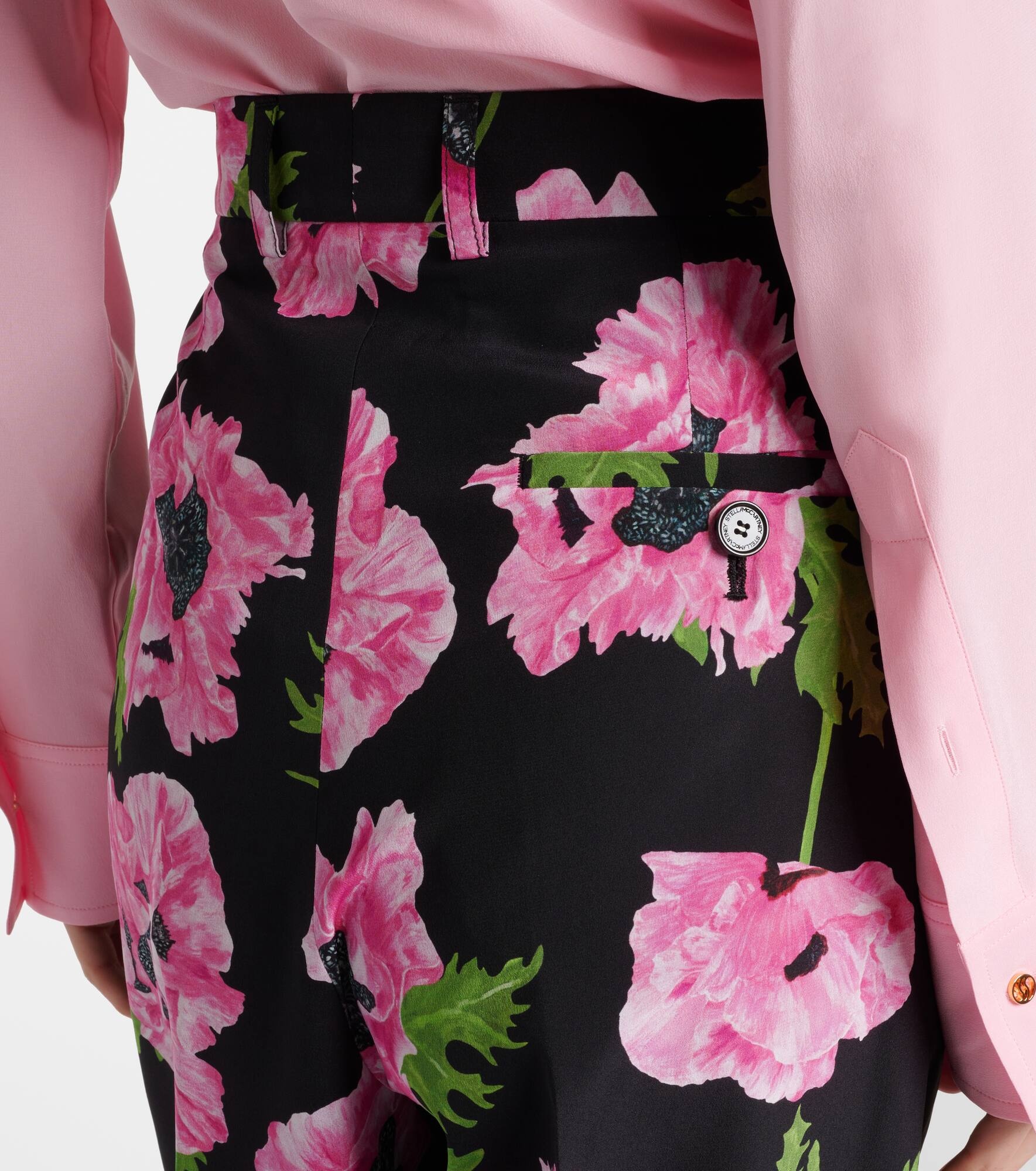 Poppy floral wide-leg pants - 6