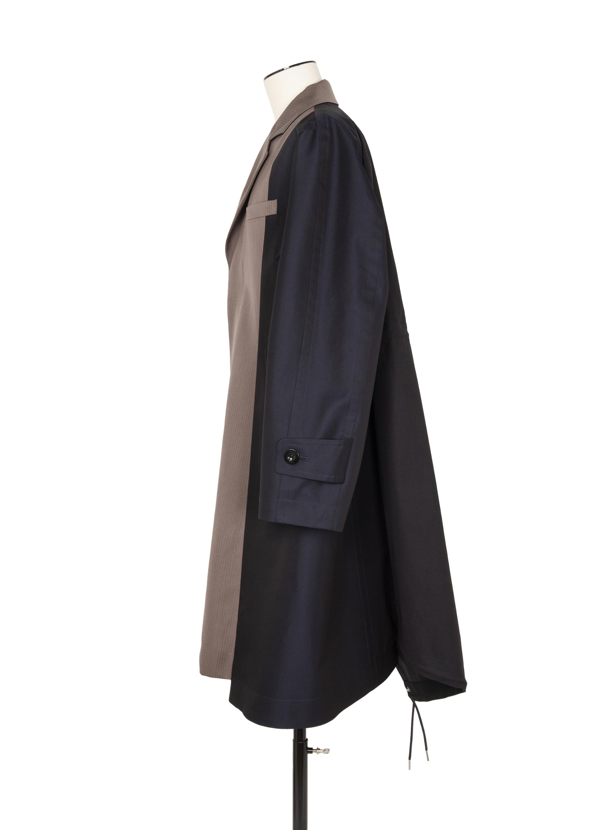 sacai Doeskin Mix Coat - 25-03629M-544 | REVERSIBLE