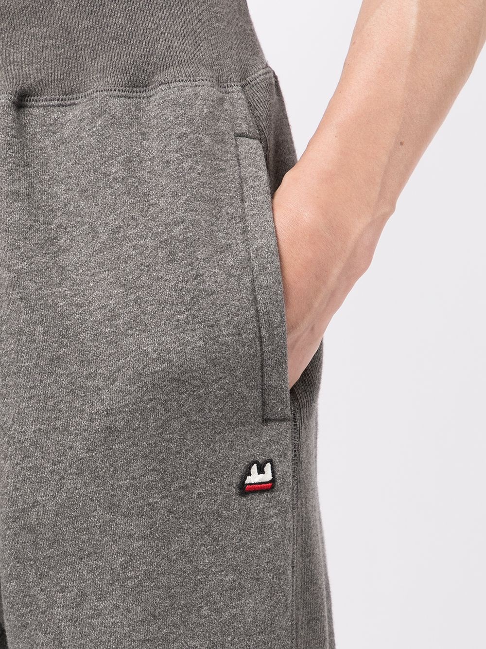 logo-patch drawstring track pants - 5