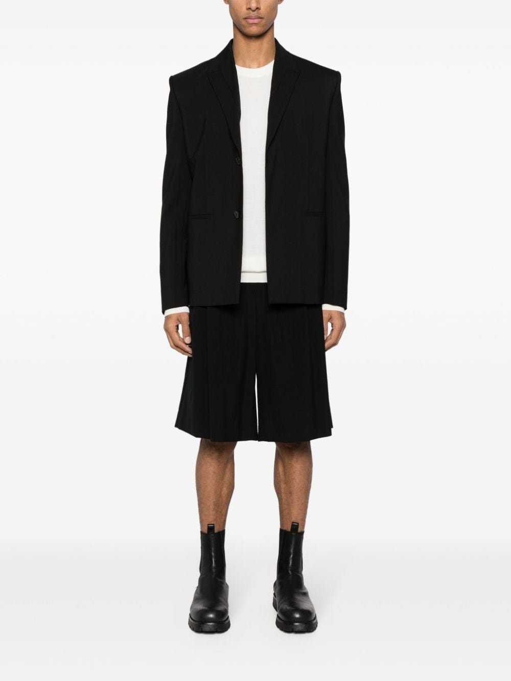 crew-neck wool jumper - 2