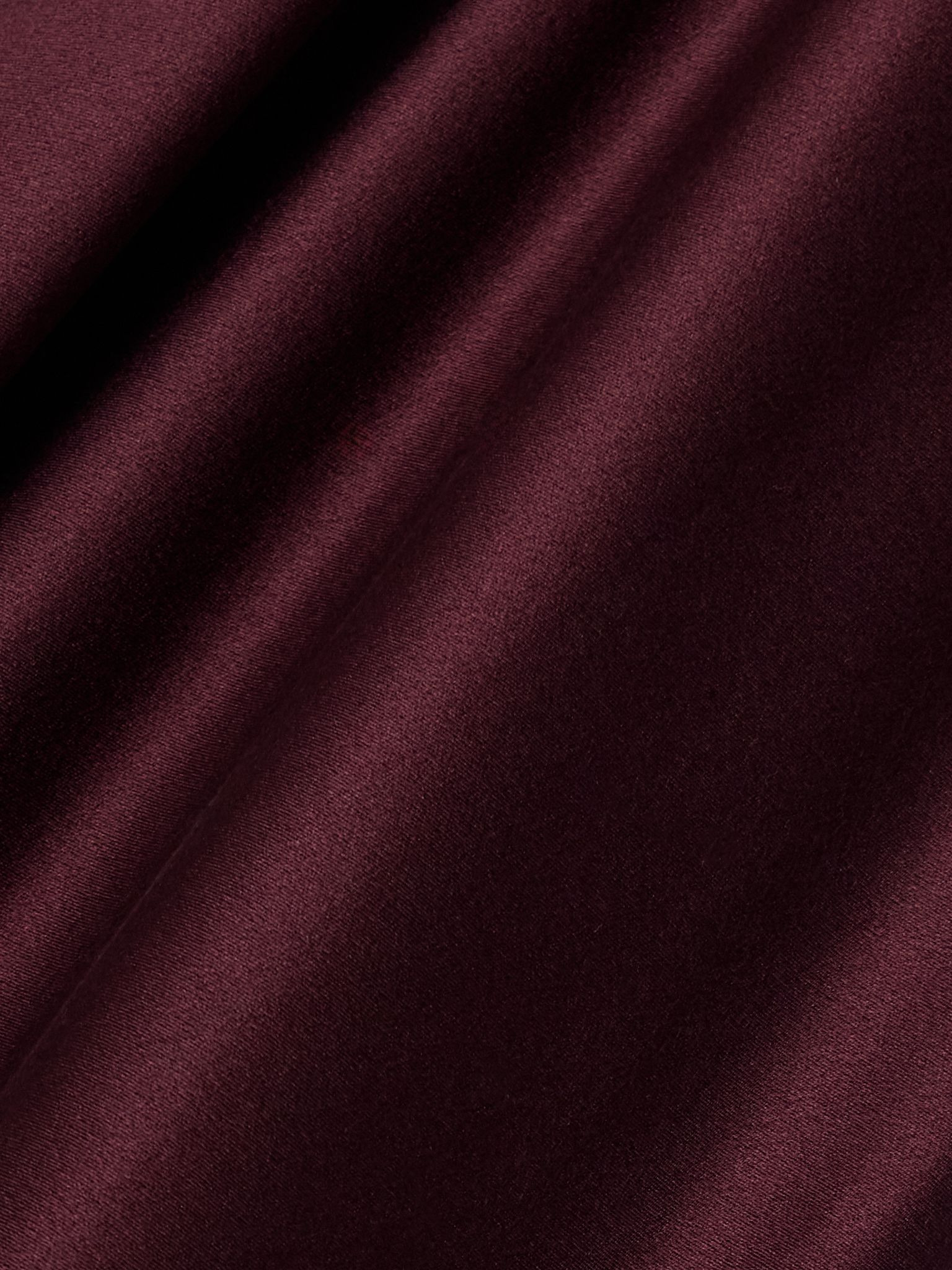 Cami silk-satin gown Claret - 4