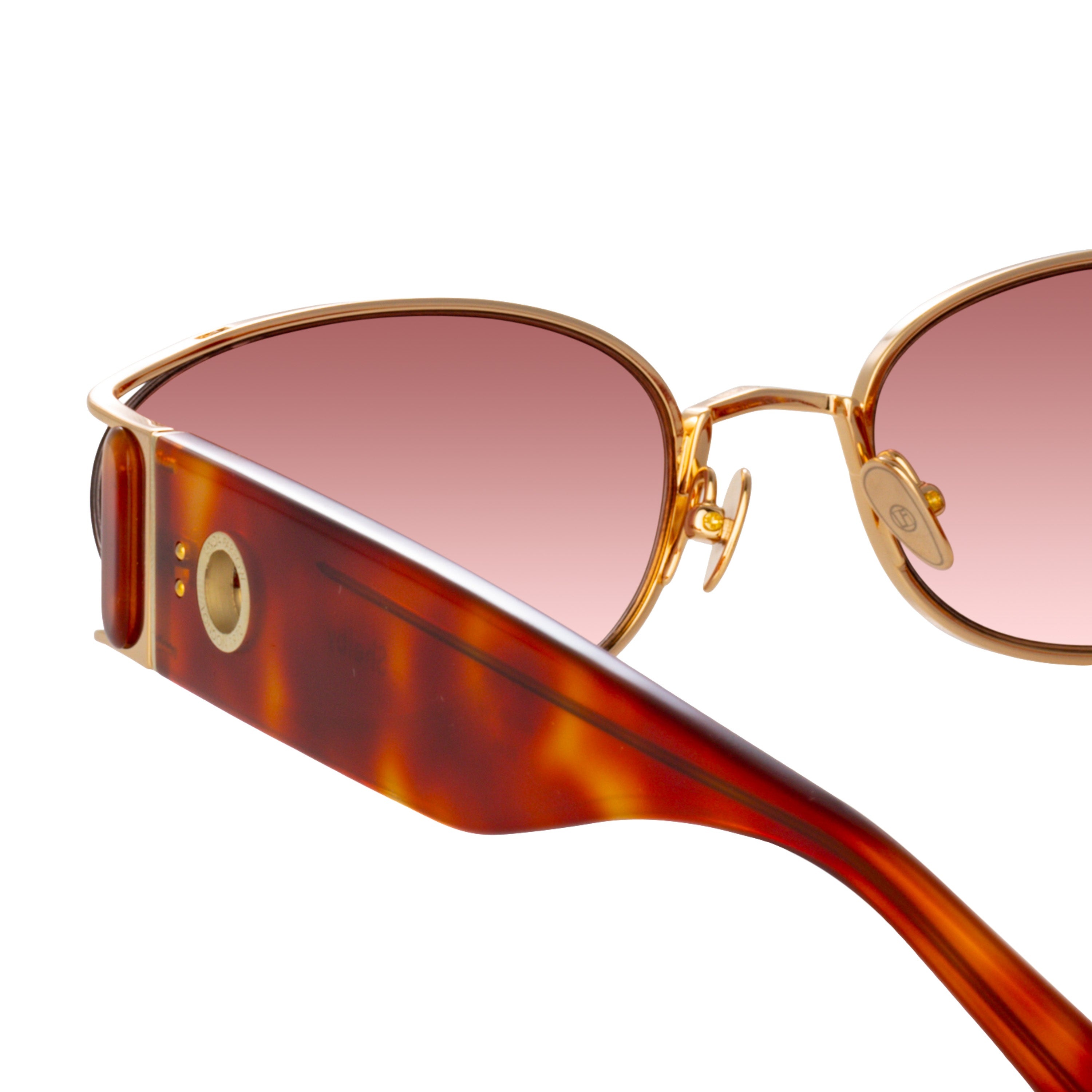 SHELBY CAT EYE SUNGLASSES IN AMBER TORTOISESHELL - 5
