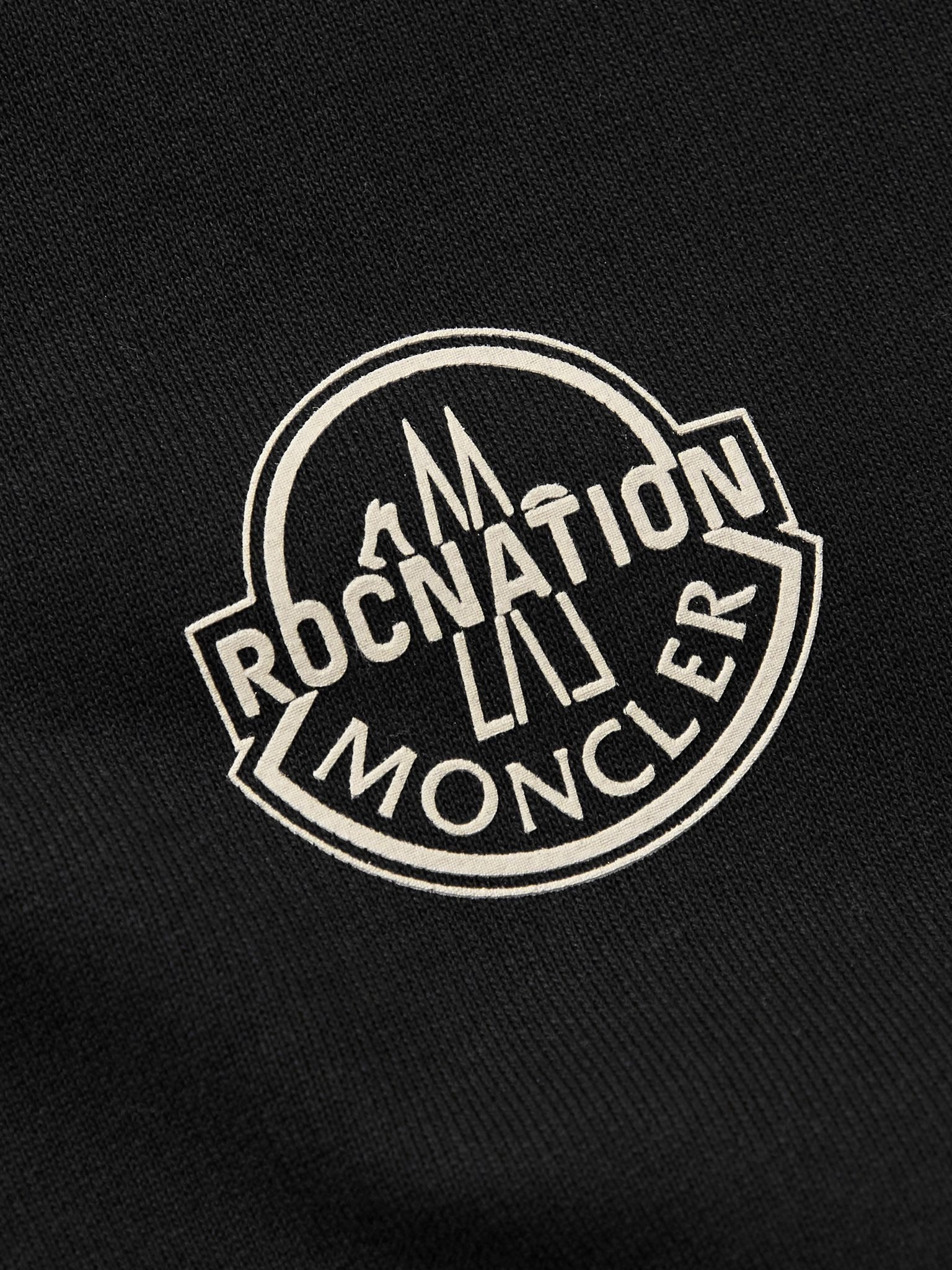 + Roc Nation by Jay-Z Logo-Print Cotton-Jersey Sweatshirt Black - 4