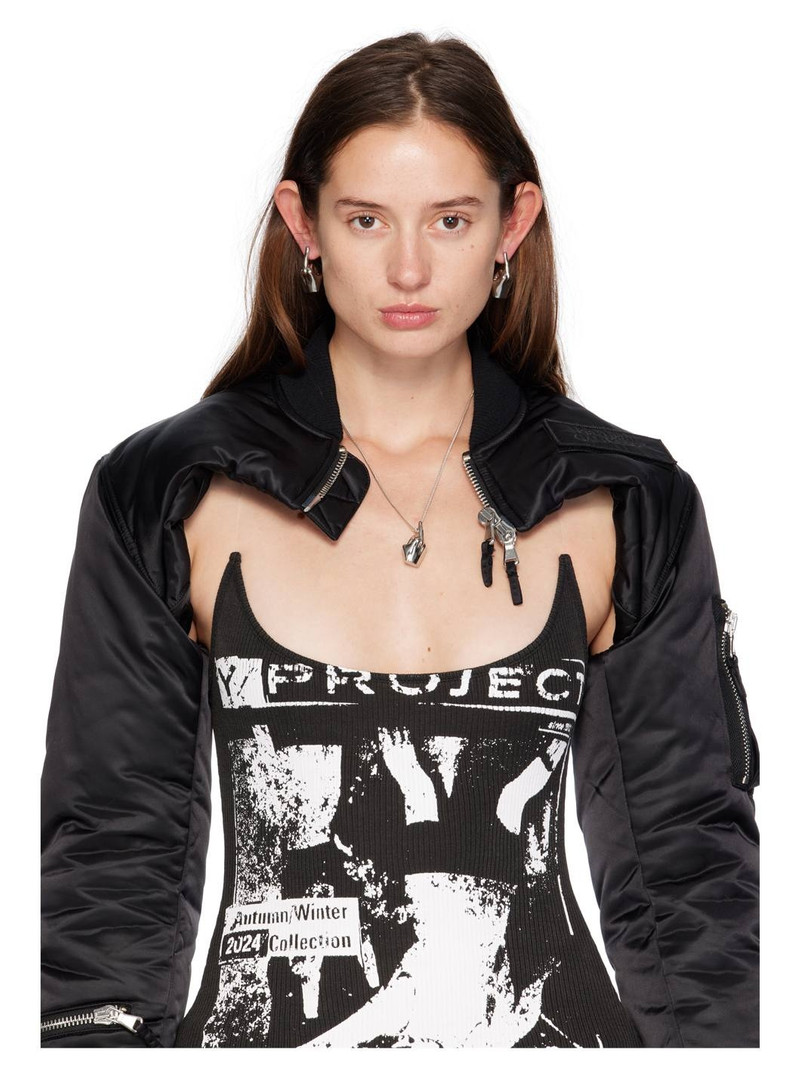 Silver Mini Fuck You Earrings 3