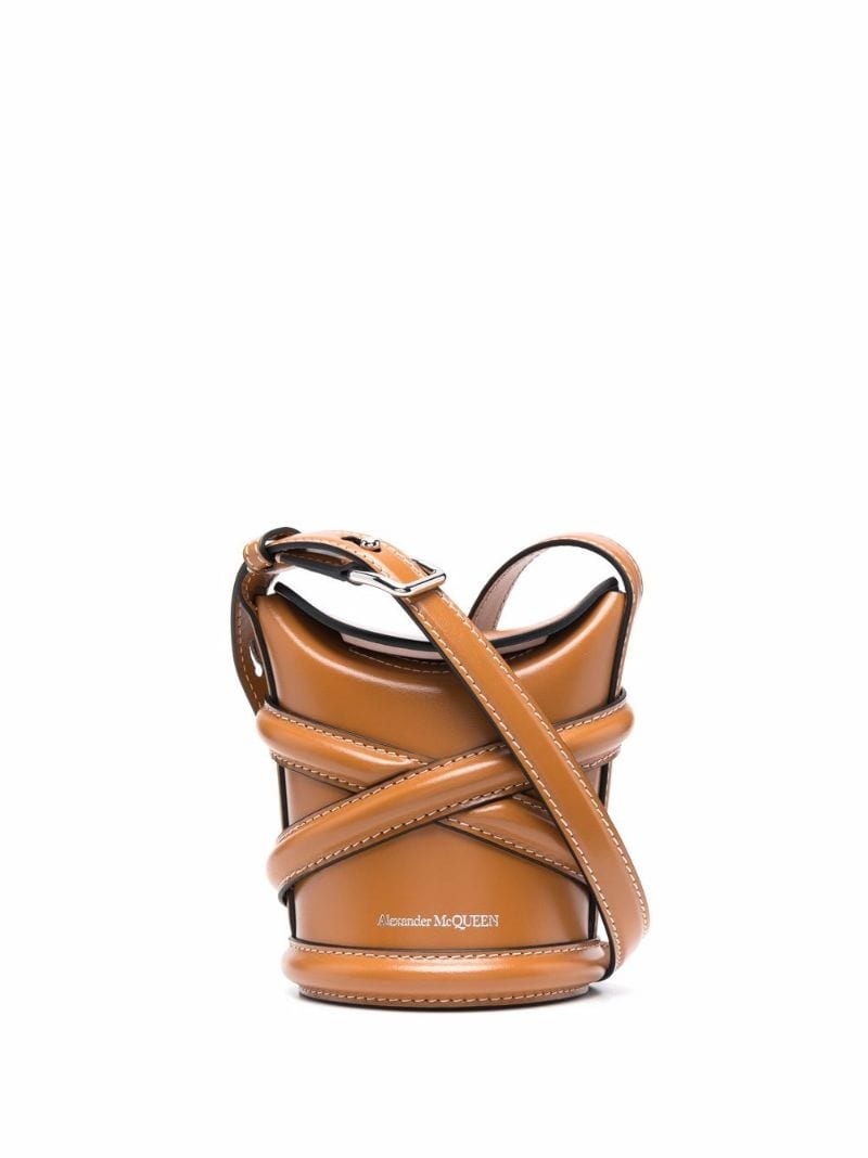 The Curve Mini leather shoulder bag - 1