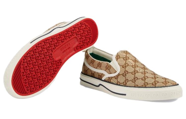 Gucci Tennis 1977 Slip-On 'Beige Ebony' 643489-2HK30-9761 - 5