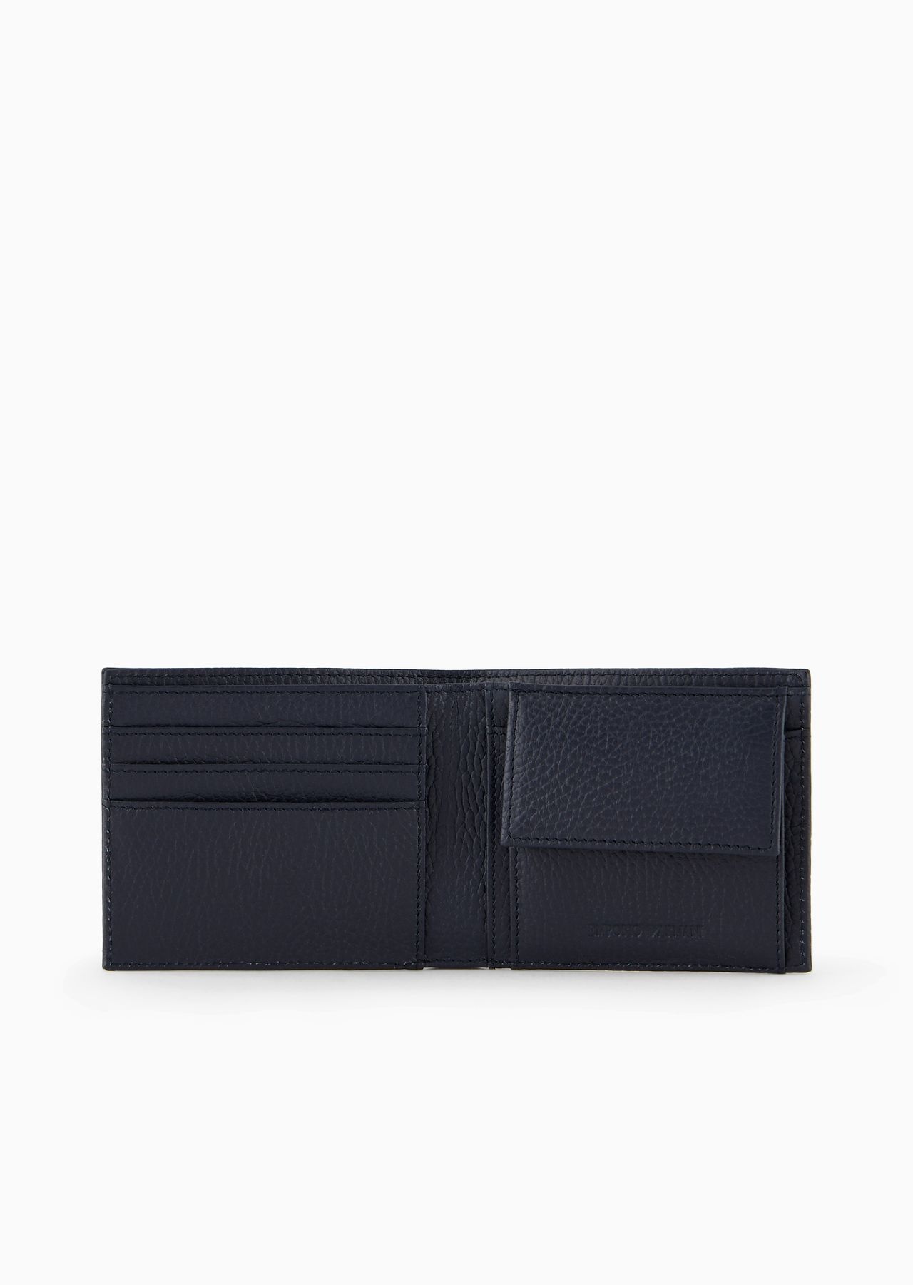 Tumbled leather wallet with coin pocket - 5