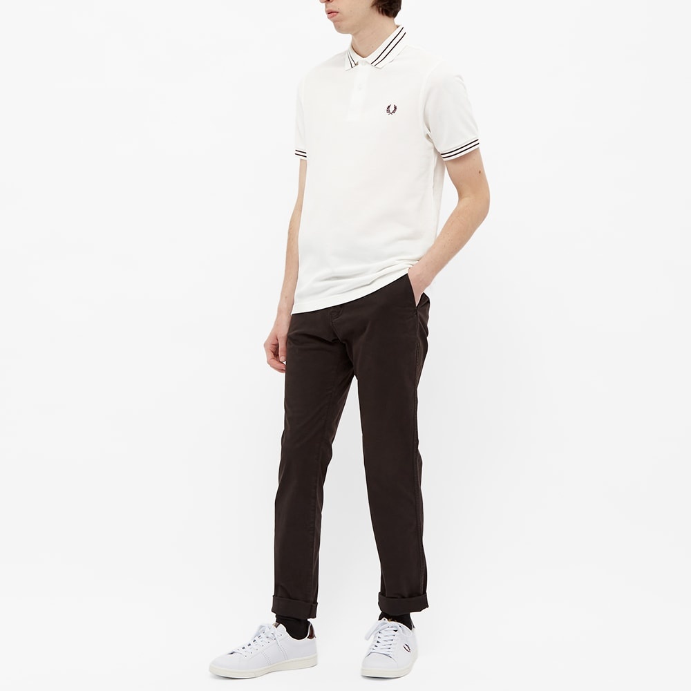 Fred Perry Textured Panel Polo Shirt - 6