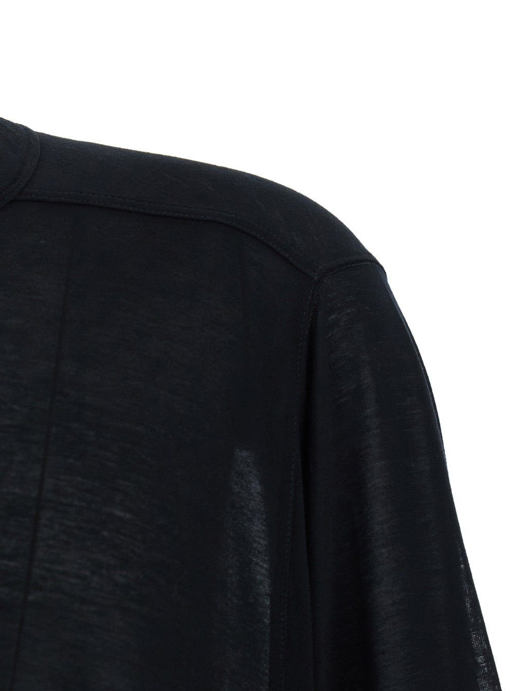 Rick Owens Men 'Jumbo' Black Round Neck T-Shirt In Cotton Man - 3